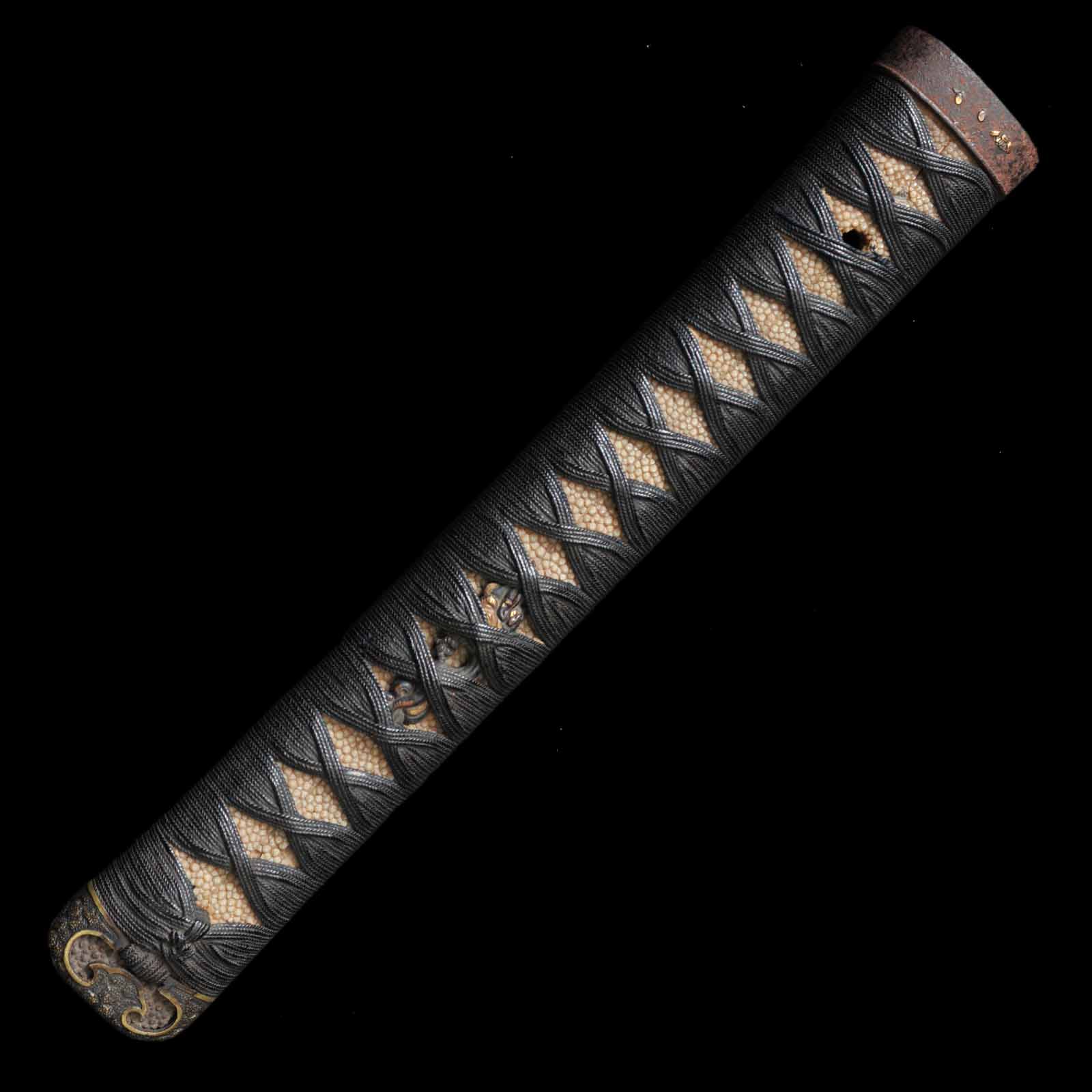 Katana - Aoi Family Crest - Uchigatana Koshirae - Ubu Nakago - Shinto Era - Aichi 17294 - Image 21