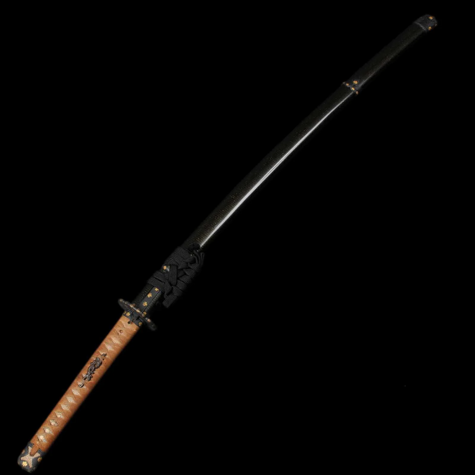 Katana - Kanemoto - NBTHK Certificate - Uchigatana/Shirasaya(Sayagaki by Kanzan) Koshirae - Ubu Nakago - Koto Era - Image 23
