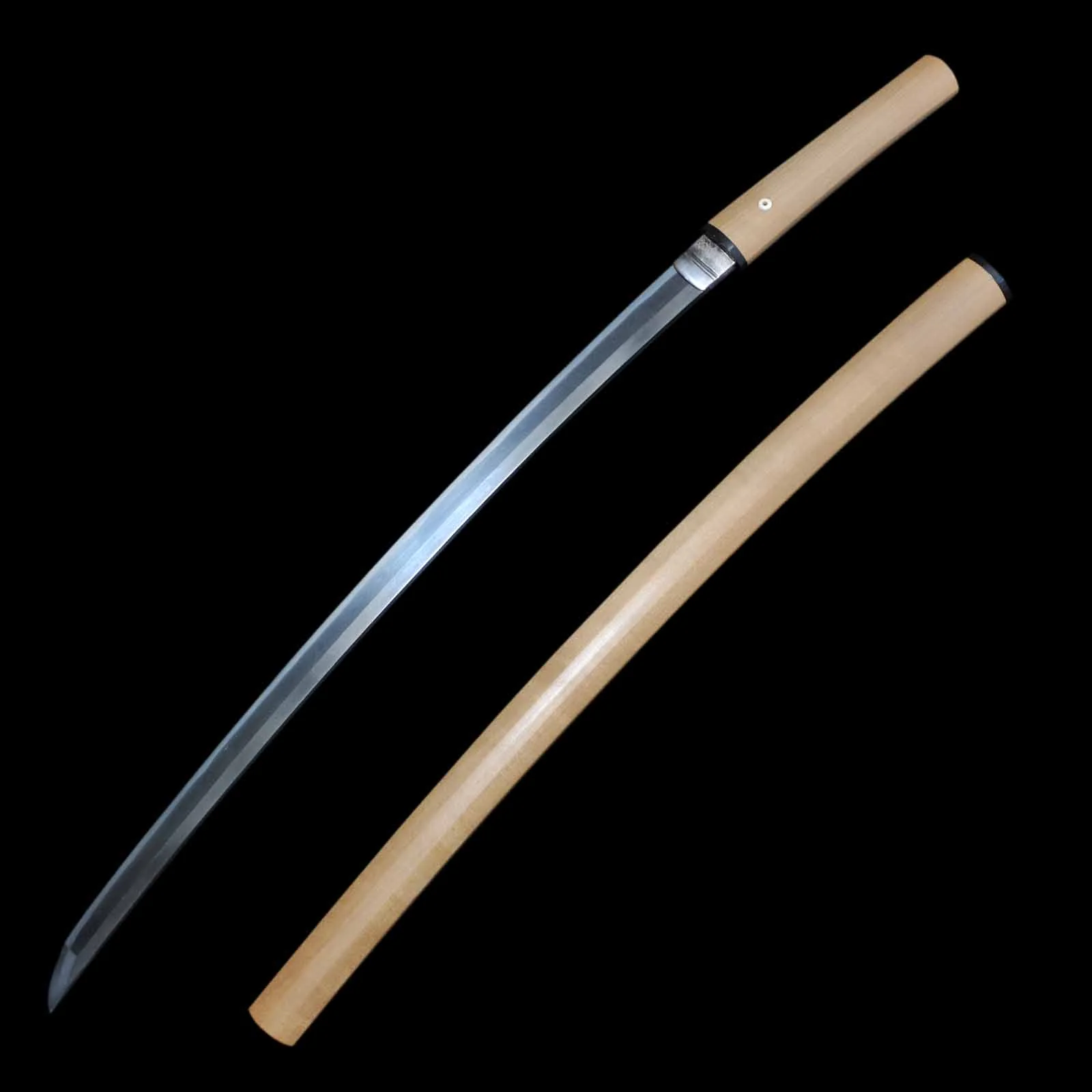 Katana - Kanetane - NBTHK Tokukbetsu Kicho Certificate - Shirasaya Koshirae - Suriage Nakago - Shinto Era - Hokkaido 32201 - Image 2