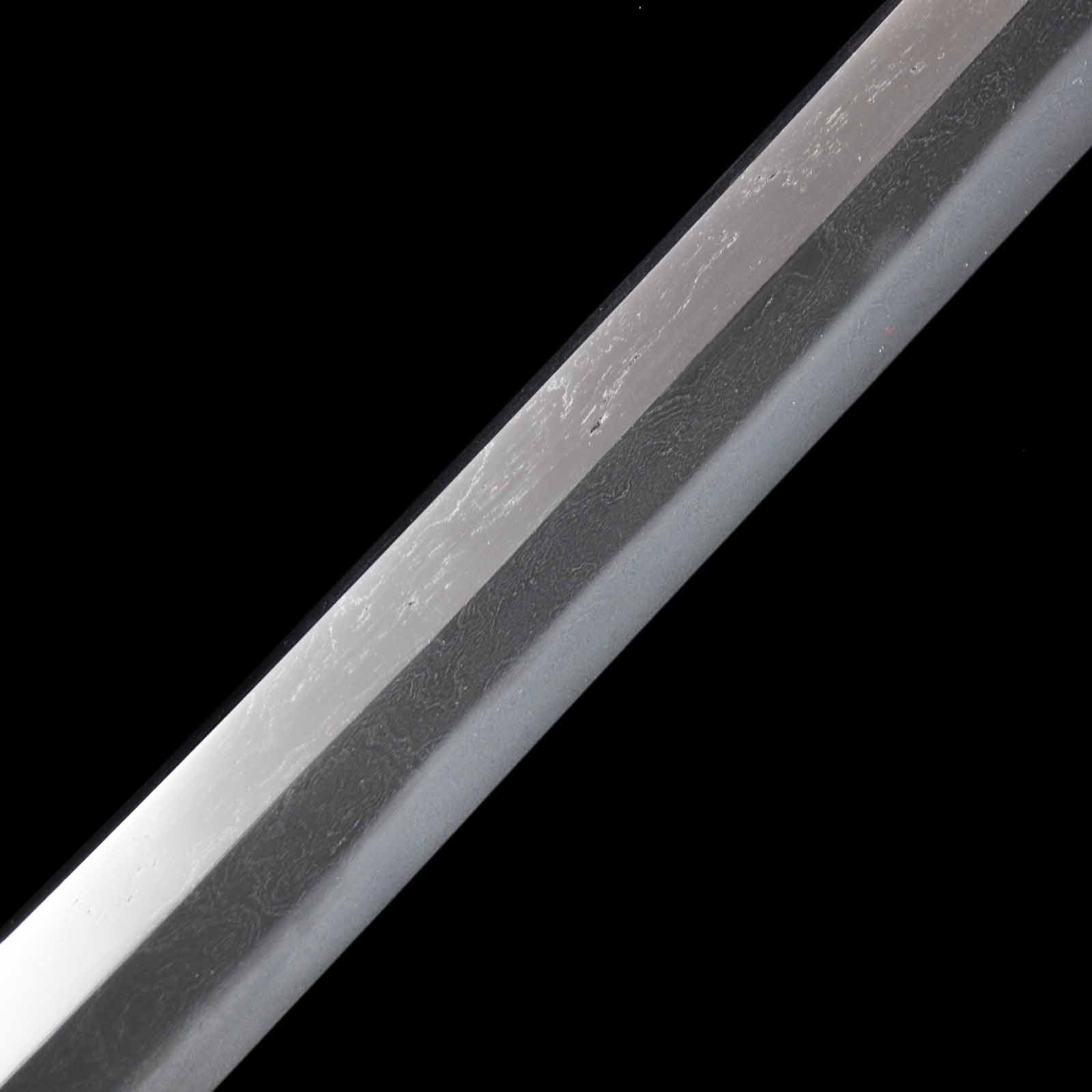 Katana - Kiyomitsu - NBTHK Hozon Certificate - Shirasaya Koshirae - Ubu Nakago - Koto Era - Kyoto 16100 - Image 14