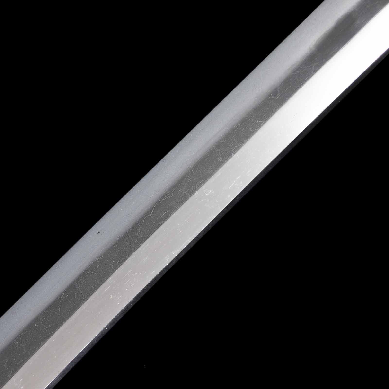 Katana - Kiyomitsu - NBTHK Hozon Certificate - Shirasaya Koshirae - Ubu Nakago - Koto Era - Kyoto 16100 - Image 6