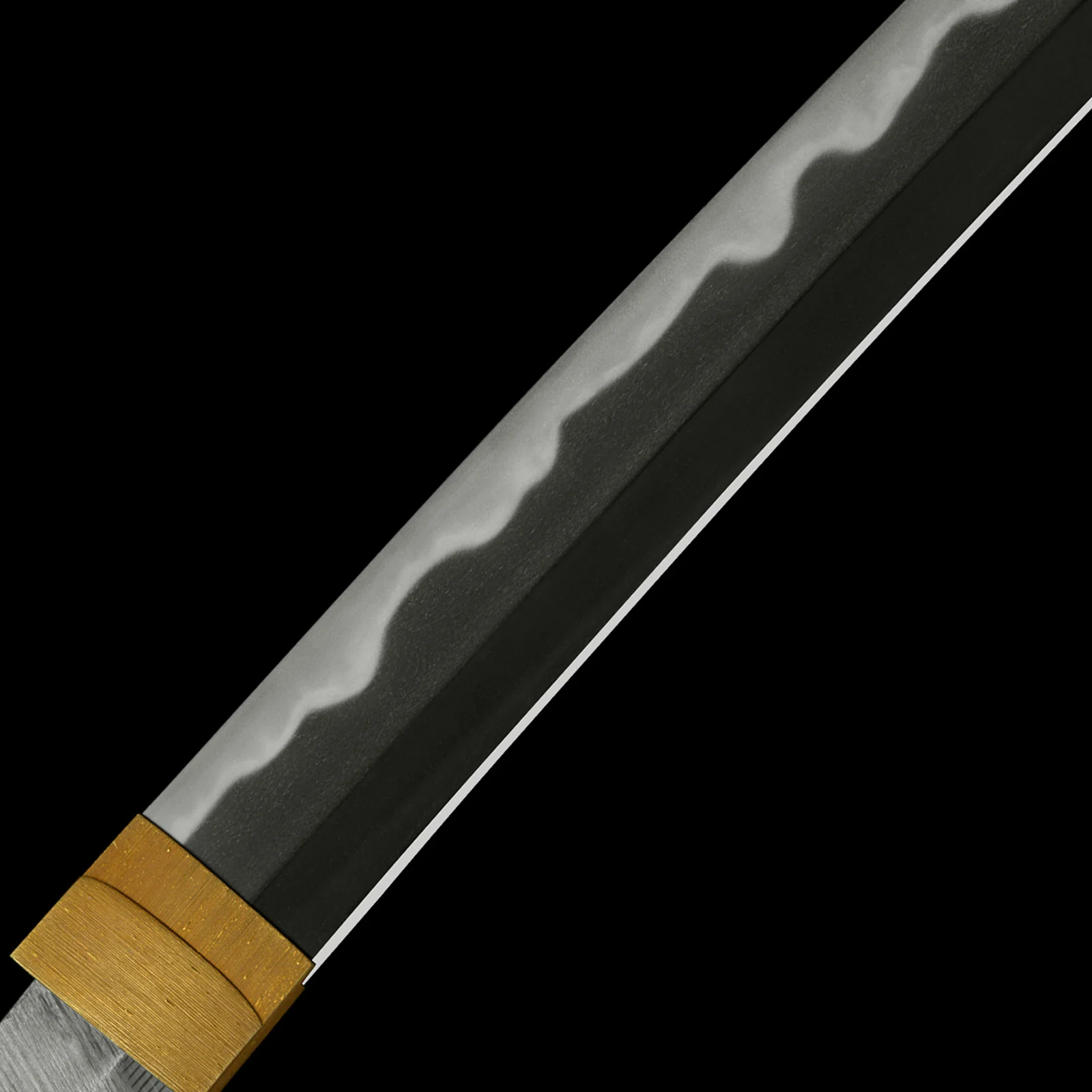 Katana - Kunimasa - AJSA Certificate - Uchigatana Koshirae - Ubu Nakago - Gendai Era - Image 5