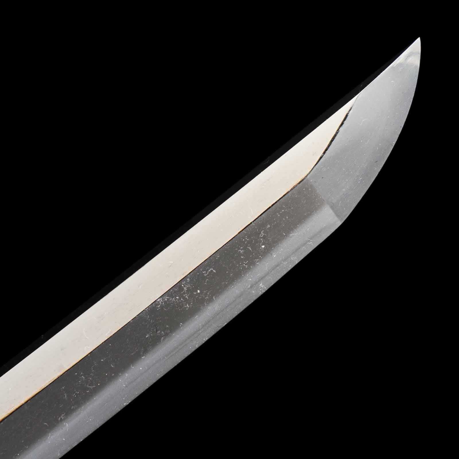 Katana - Kunimitsu - NBTHK Certificate - Shirasaya Koshirae - Ubu Nakago - Shinshinto Era - Image 13