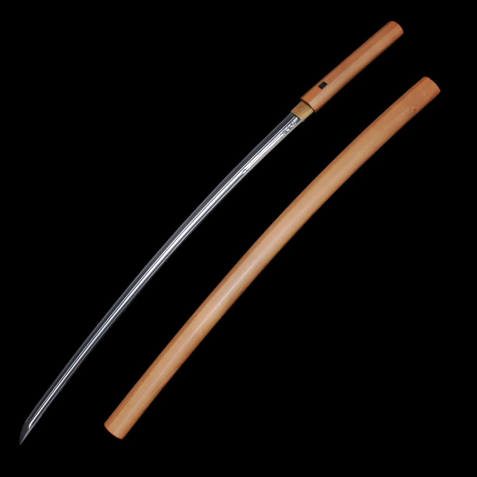 Katana - Masataka - NBTHK Tokubetsu Hozon Certificate - Uchigatana/Shirasaya Koshirae - Suriage Nakago - Shinshinto Era - Image 45