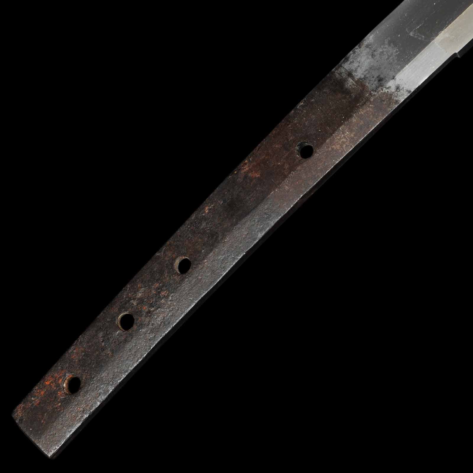 Katana - Mumei(No Signature) - NBTHK Certificate(Fujishima) - Uchigatana/Shirasaya Koshirae - Suriage Nakago - Koto Era - Image 10