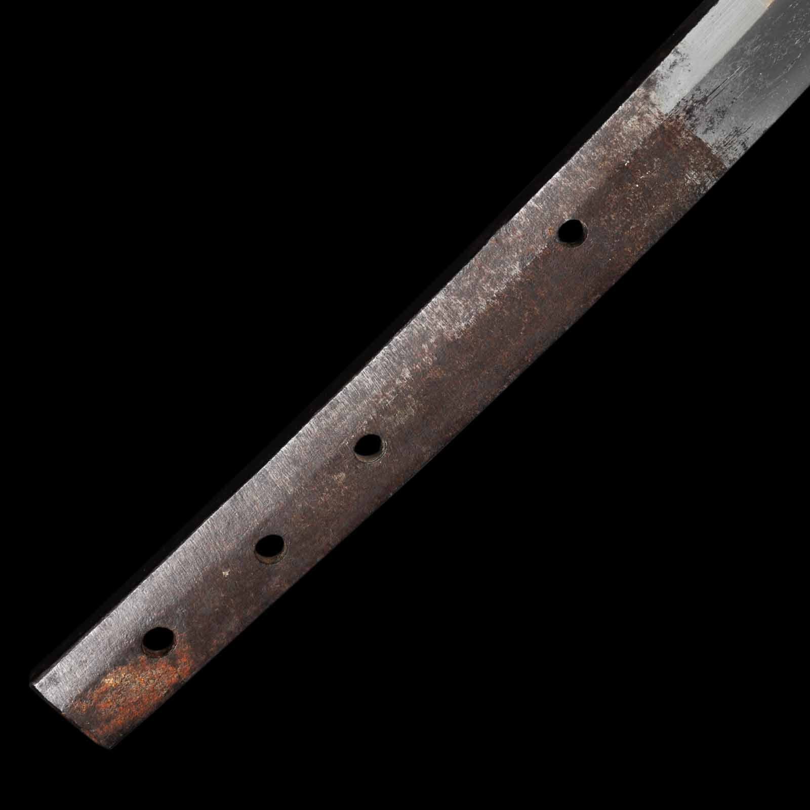Katana - Mumei(No Signature) - NBTHK Certificate(Fujishima) - Uchigatana/Shirasaya Koshirae - Suriage Nakago - Koto Era - Image 16