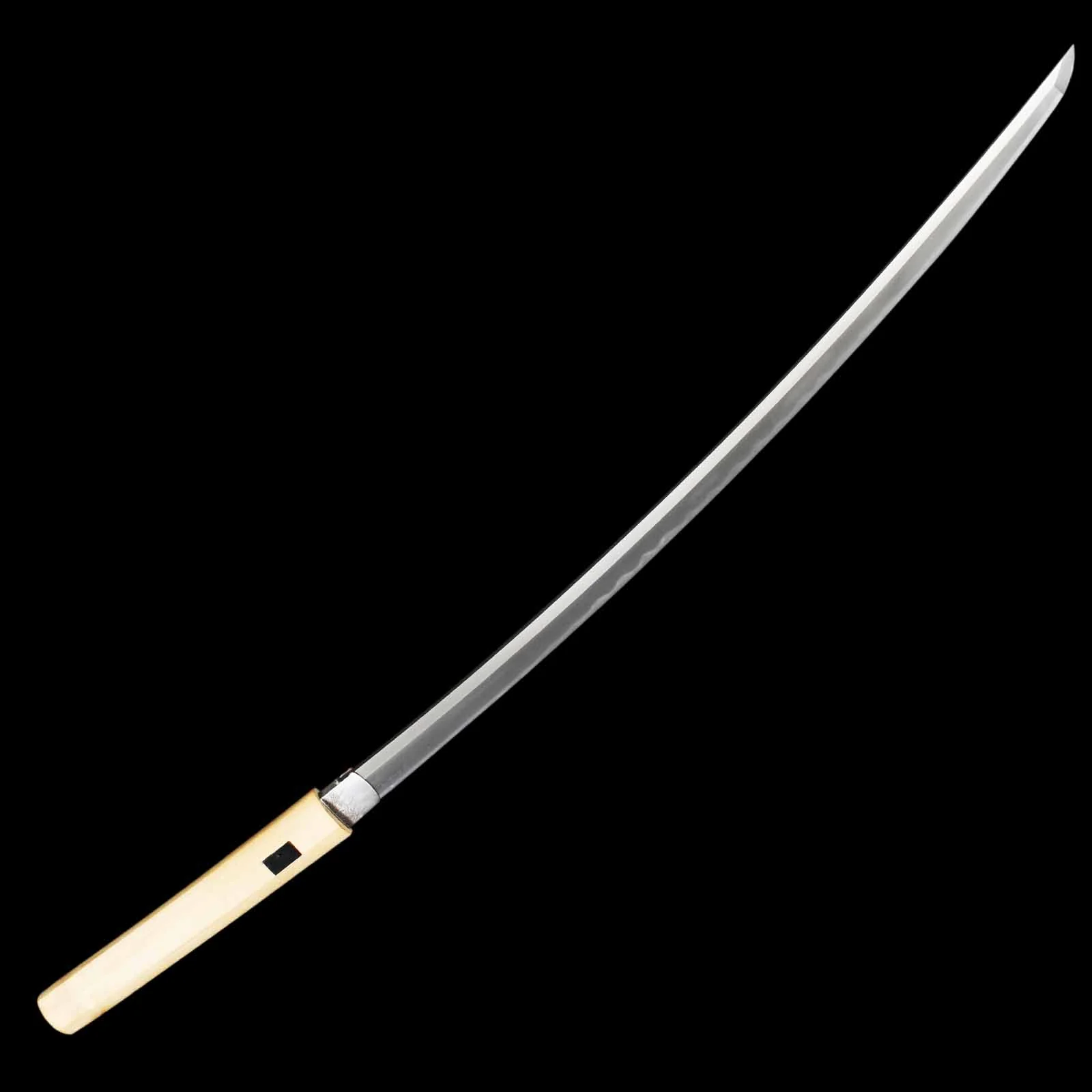 Katana - Mumei(No Signature) - NBTHK Certificate(Fujishima) - Uchigatana/Shirasaya Koshirae - Suriage Nakago - Koto Era - Image 4
