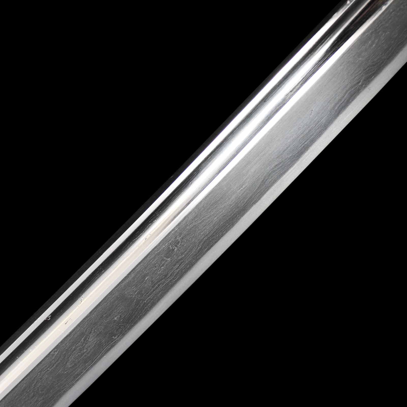 Katana - Mumei(No Signature) - NBTHK Certificate(Kongo Hyo'e Moritaka) - Shirasaya Koshirae - Suriage Nakago - Koto Era - Fukuoka 6462 - Image 13