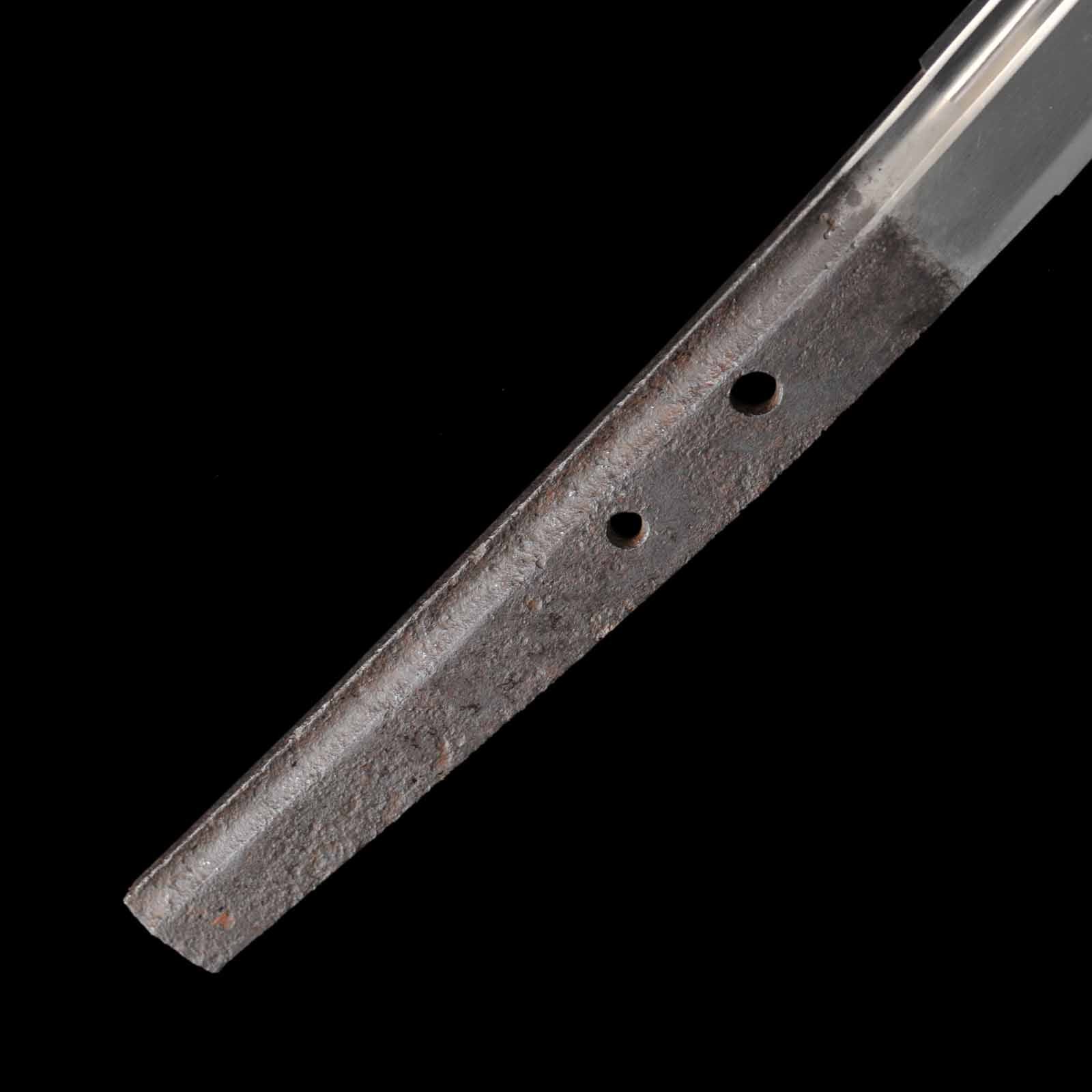 Katana - Mumei(No Signature) - NBTHK Certificate(Kongo Hyo'e Moritaka) - Shirasaya Koshirae - Suriage Nakago - Koto Era - Fukuoka 6462 - Image 16