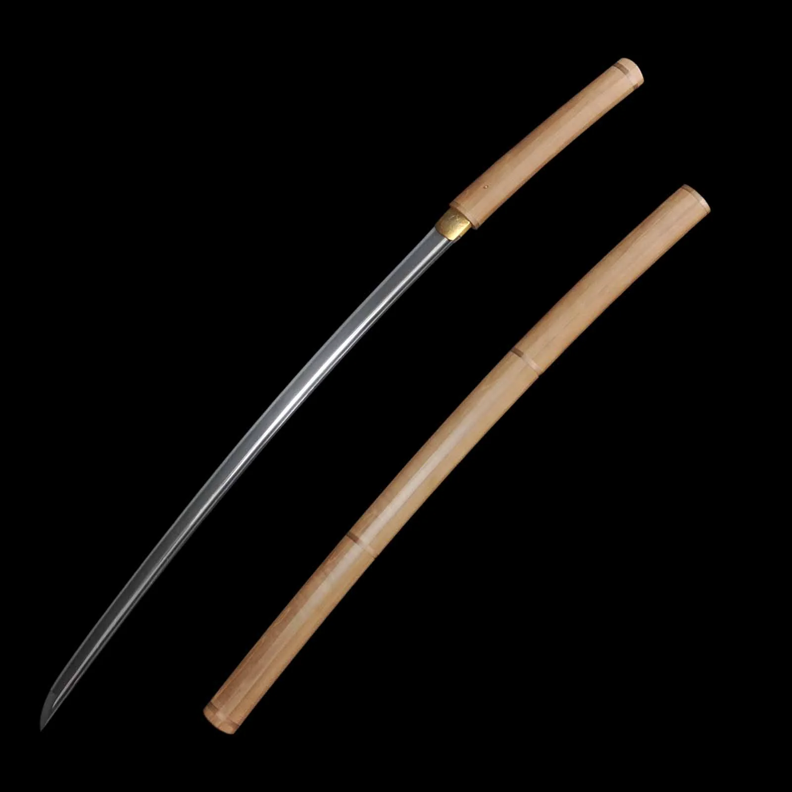 Katana - Mumei(No Signature) - NBTHK Certificate(Kongo Hyo'e Moritaka) - Shirasaya Koshirae - Suriage Nakago - Koto Era - Fukuoka 6462 - Image 2