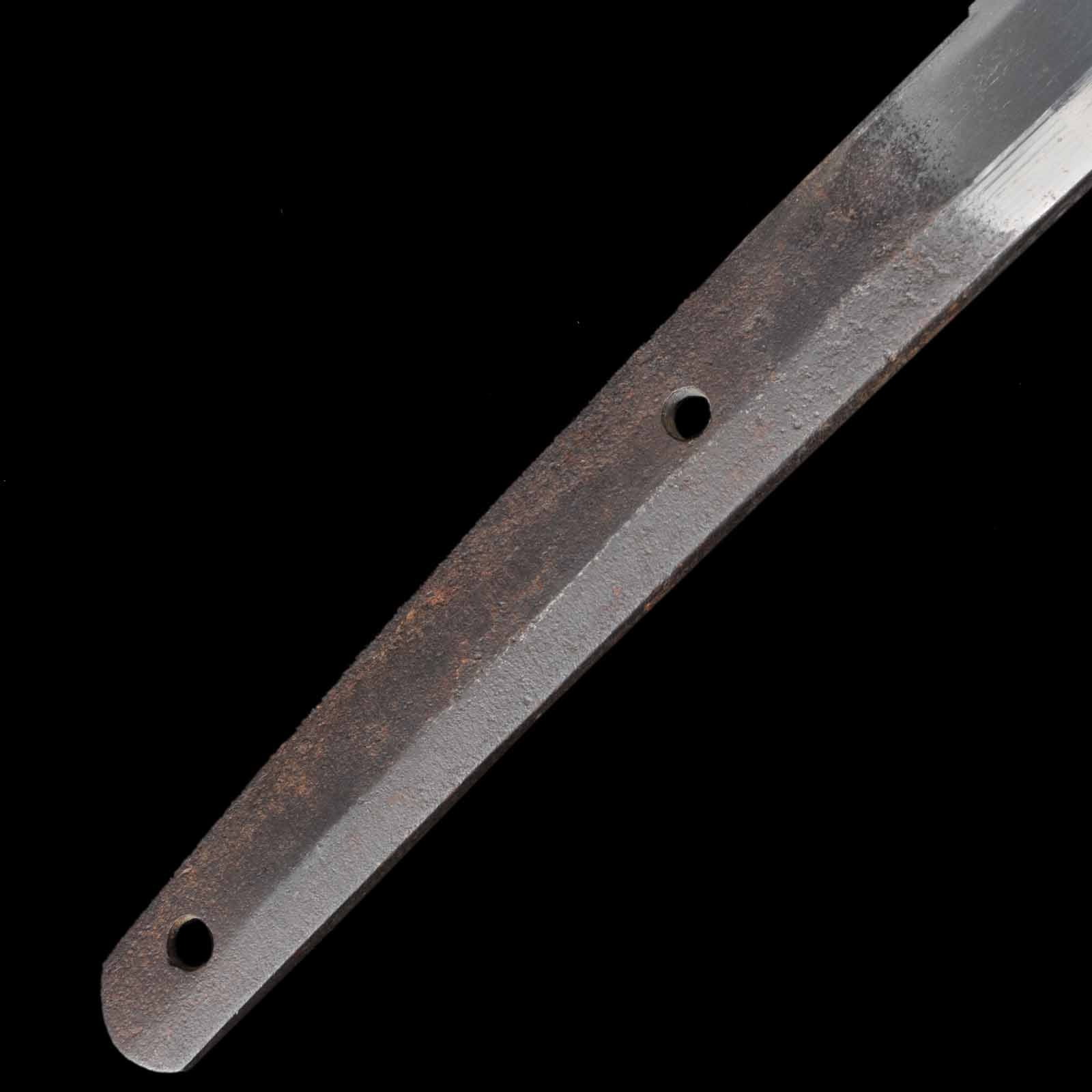 Katana - Mumei(No Signature) - NBTHK Hozon Certificate(Tadasada) - Uchigatana/Shirasaya Koshirae - Suriage Nakago - Koto Era - Kumamoto 7706 - Image 9