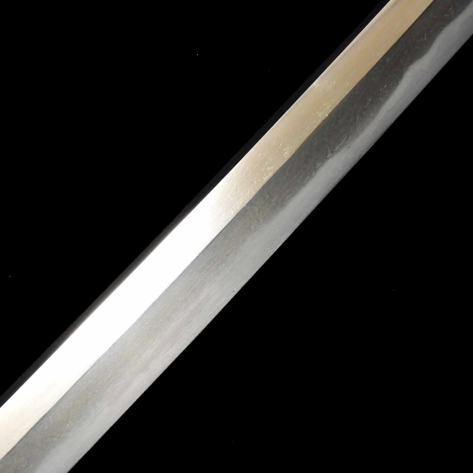 Katana - Mumei(No Signature) - NBTHK Tokubetsu Kicho Certificate(Masanori) - Uchigatana/Shirasaya Koshirae - Suriage Nakago - Shinto Era - Nagano 52142 - Image 13
