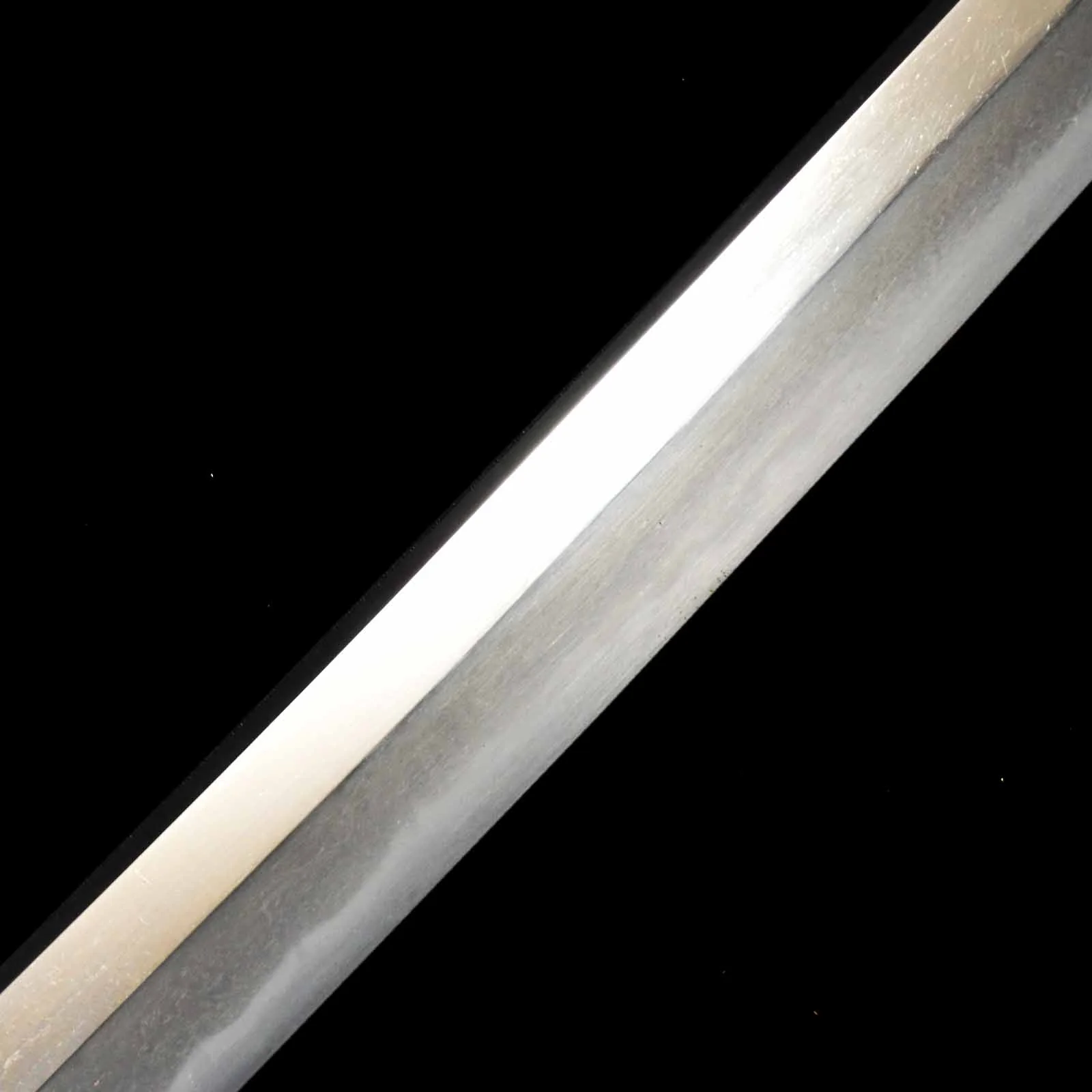 Katana - Mumei(No Signature) - NBTHK Tokubetsu Kicho Certificate(Masanori) - Uchigatana/Shirasaya Koshirae - Suriage Nakago - Shinto Era - Nagano 52142 - Image 14