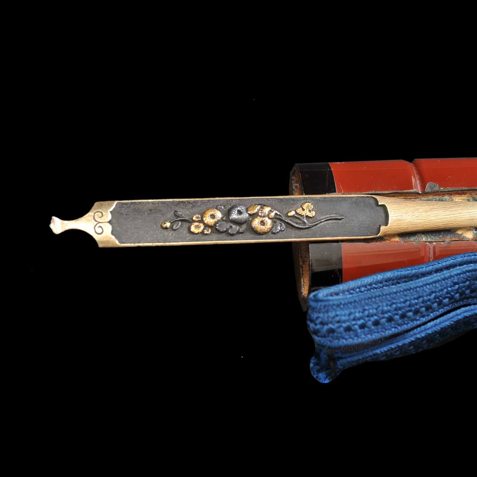 Katana - Mumei(No Signature) - NBTHK Tokubetsu Kicho Certificate(Ujifusa) - Uchigatana/Shirasaya Koshirae - Suriage Nakago - Shinto Era - Kanagawa 47155 - Image 49