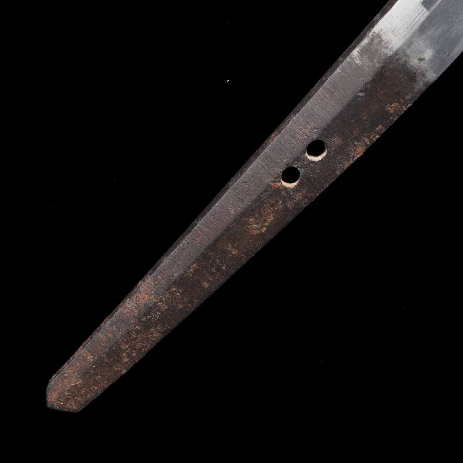 Katana - Mumei(No Sigunature) - NBTHK Hozon Certificate(Hirotaka) - Shirasaya Koshirae - Ubu Nakago - Shinto Era - Saga 4491 - Image 17