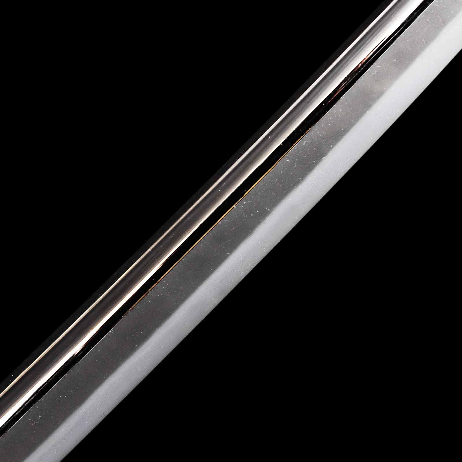 Katana - Mumei(No Signature) - NBTHK Certificate(Nakajima Rai) - Shirasaya(Sayagaki by Kunzan) Koshirae - Suriage Nakago - Koto Era - Image 12