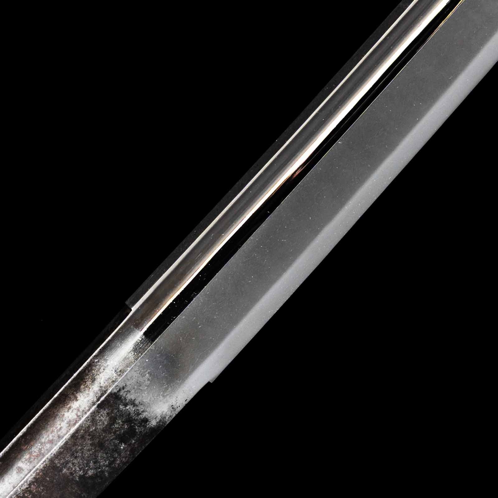 Katana - Mumei(No Signature) - NBTHK Certificate(Nakajima Rai) - Shirasaya(Sayagaki by Kunzan) Koshirae - Suriage Nakago - Koto Era - Image 16