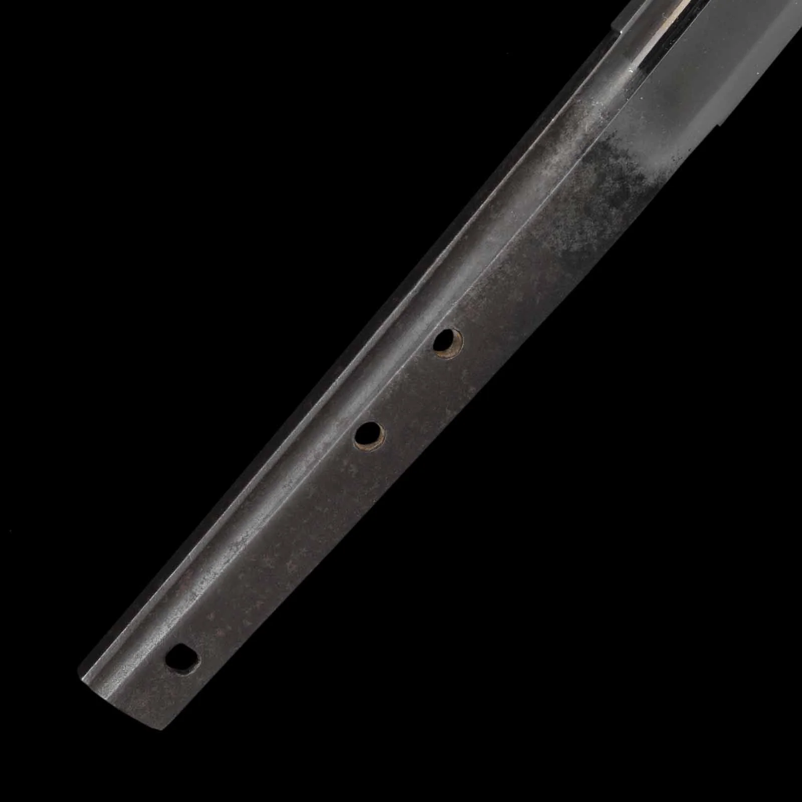 Katana - Mumei(No Signature) - NBTHK Certificate(Nakajima Rai) - Shirasaya(Sayagaki by Kunzan) Koshirae - Suriage Nakago - Koto Era - Image 17