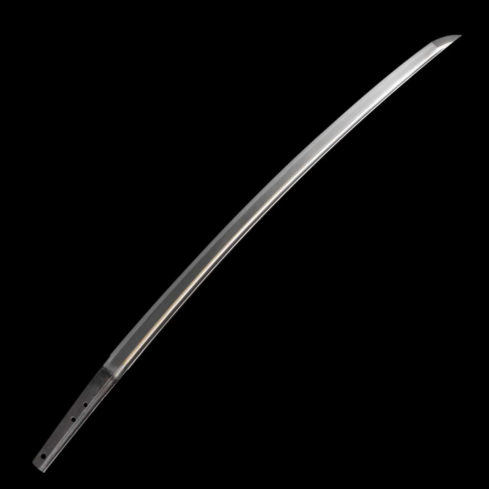 Katana - Mumei(No Signature) - NBTHK Certificate(Nakajima Rai) - Shirasaya(Sayagaki by Kunzan) Koshirae - Suriage Nakago - Koto Era - Image 3