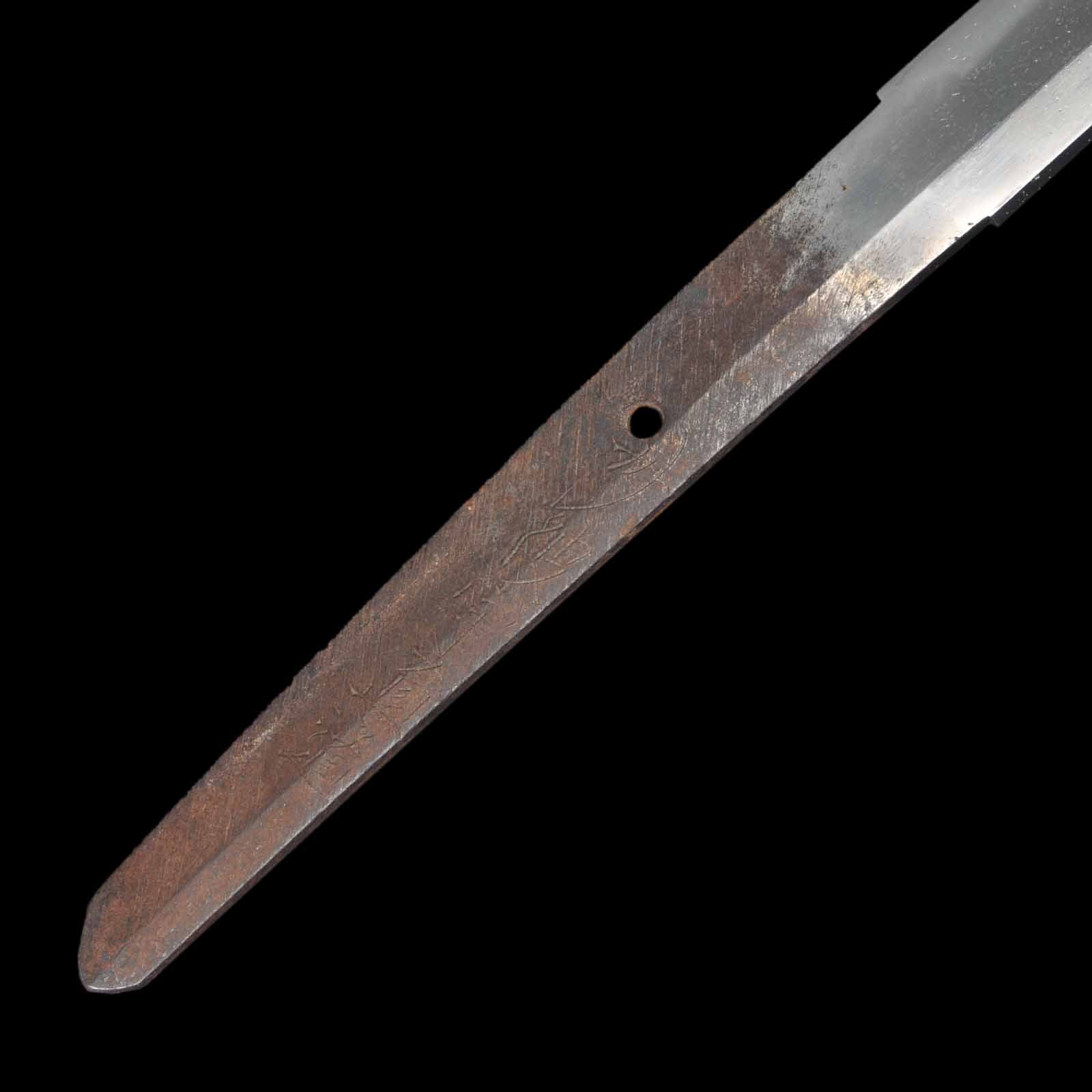 Katana - Naomichi - Uchigatana Koshirae - Ubu Nakago - Shinto Era - Kyoto 20421 - Image 9