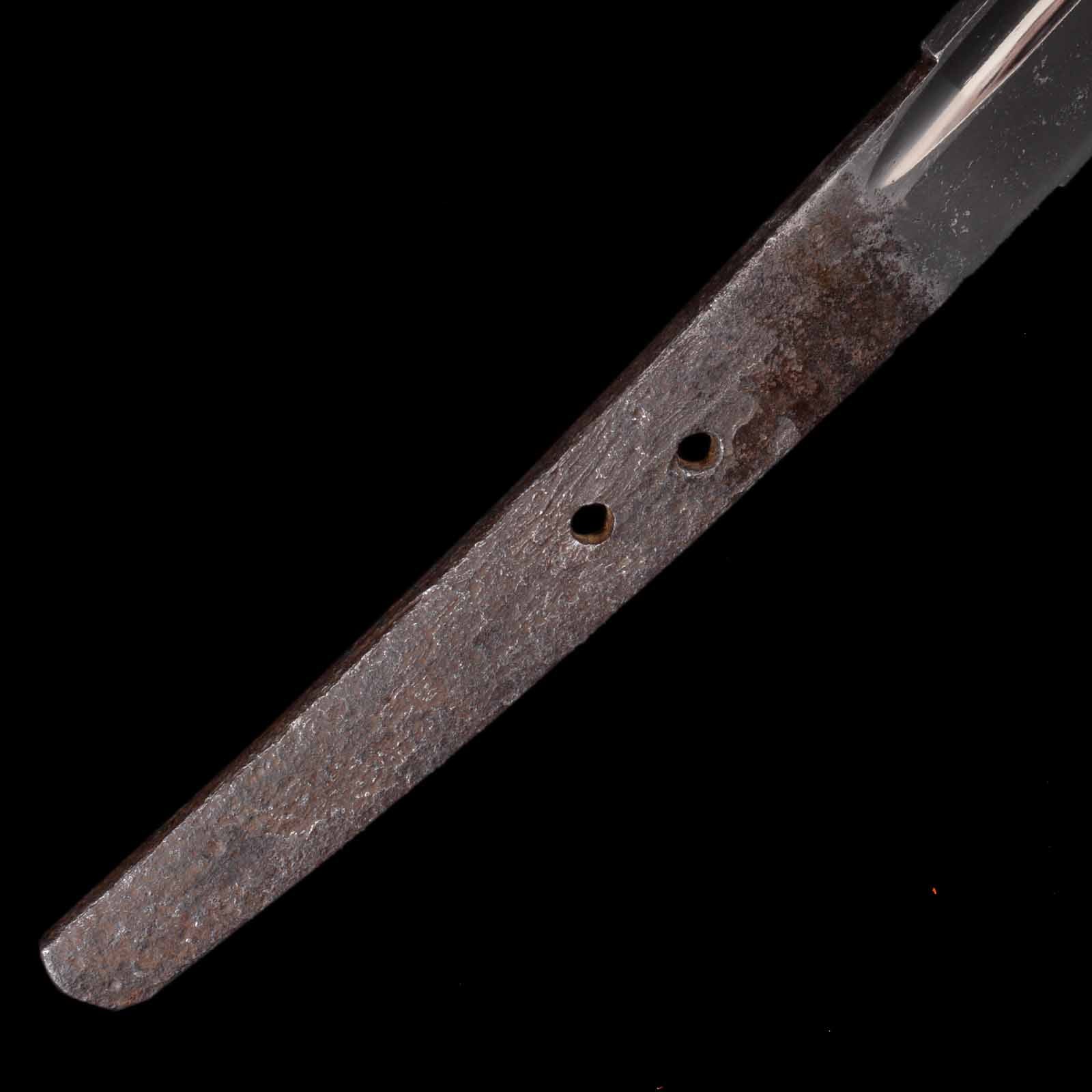Katana - Mumei(No Sigunature) - NBTHK Hozon Certificate(Kongo Hyoe) - Shirasaya Koshirae - Ubu Nakago - Koto Era - Fukuoka 35318 - Image 16