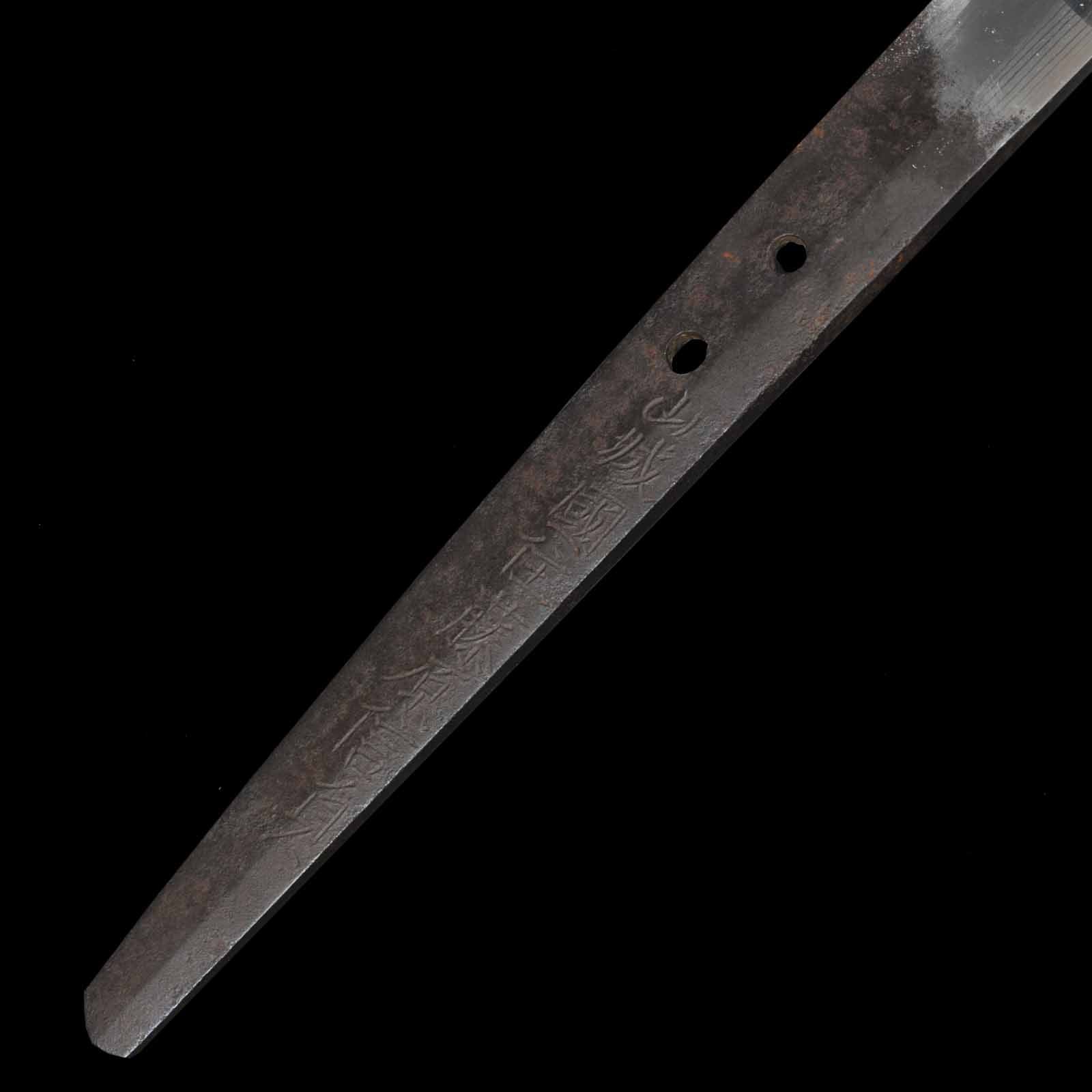 Katana - Nobusada - NBTHK Certificate - Uchigatana/Shirasaya - Suriage Nakago - Koto Era - Image 7
