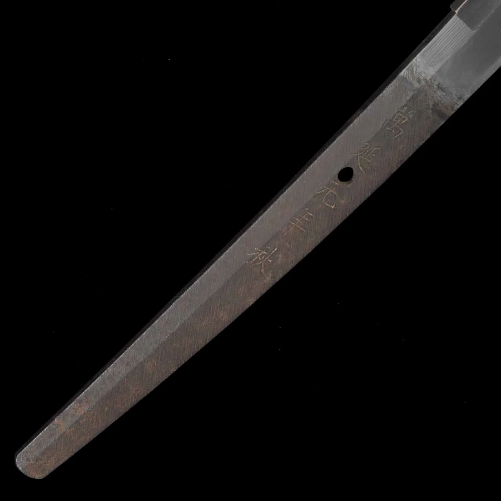 Katana - Shigehide - NBTHK Certificate - Uchigatana/Shirasaya Koshirae - Ubu Nakago - Shinshinto Era - Image 21