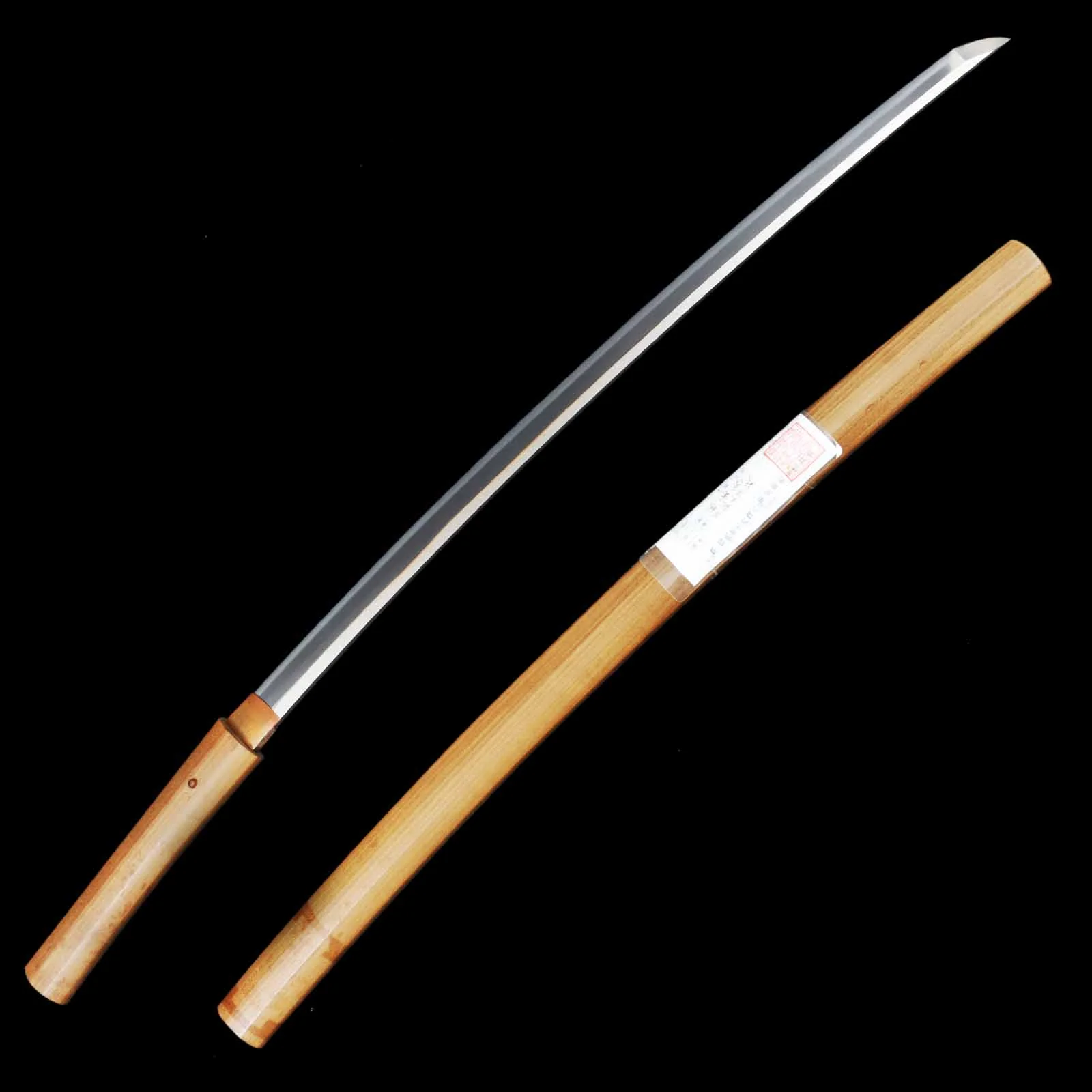 Katana - Shigehide - NBTHK Certificate - Uchigatana/Shirasaya Koshirae - Ubu Nakago - Shinshinto Era - Image 3