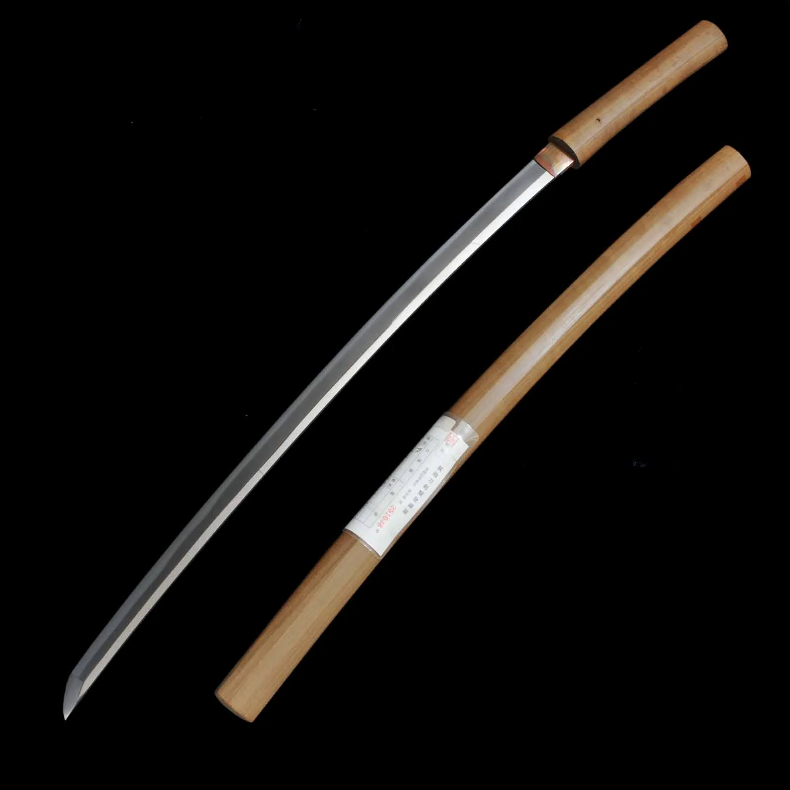 Katana - Shigehide - NBTHK Certificate - Uchigatana/Shirasaya Koshirae - Ubu Nakago - Shinshinto Era - Image 4