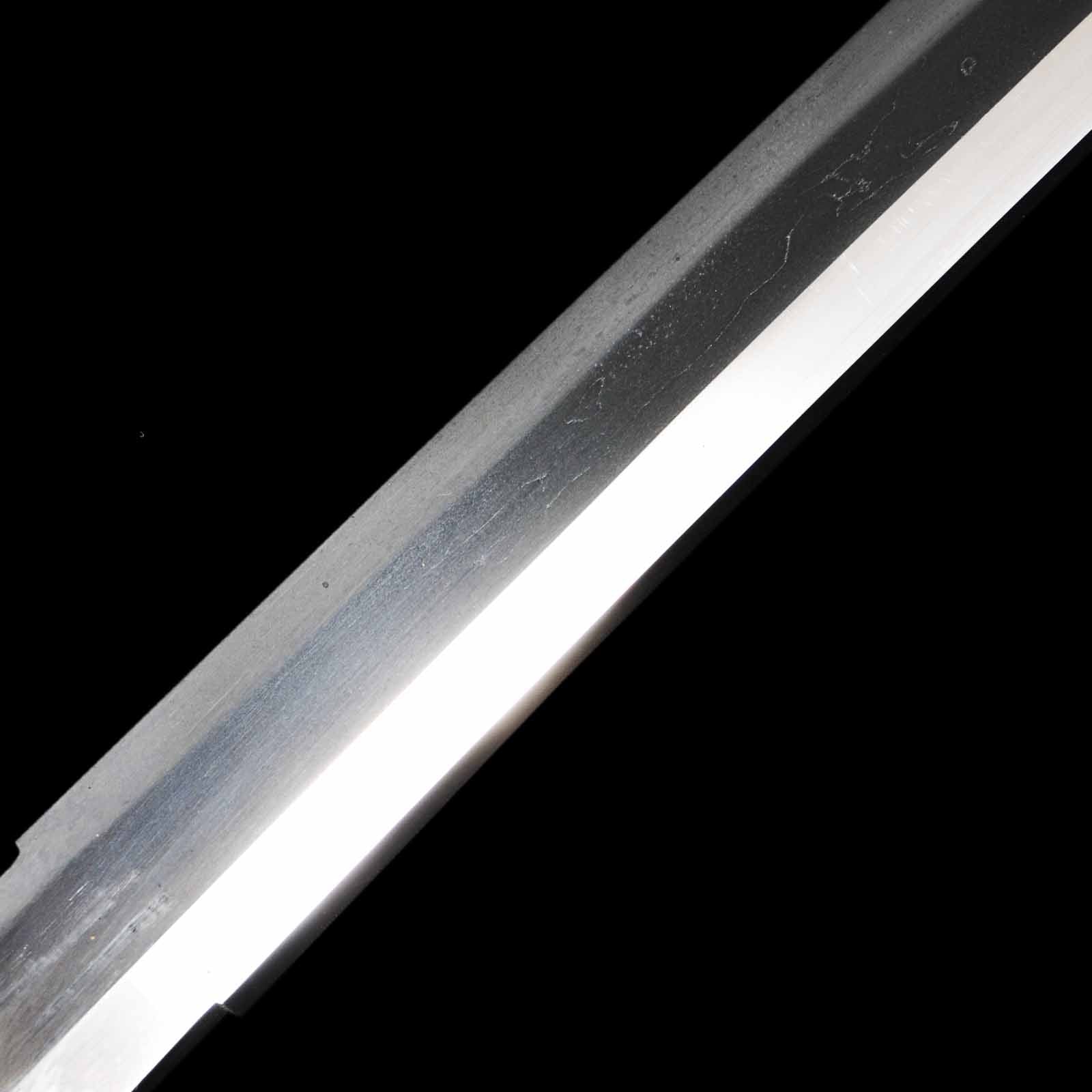 Katana - Shigetsugu - NBTHK Hozon Certificate - Uchigatana Koshirae - Ubu Nakago - Shinshinto Era - Tokyo 228407 - Image 8