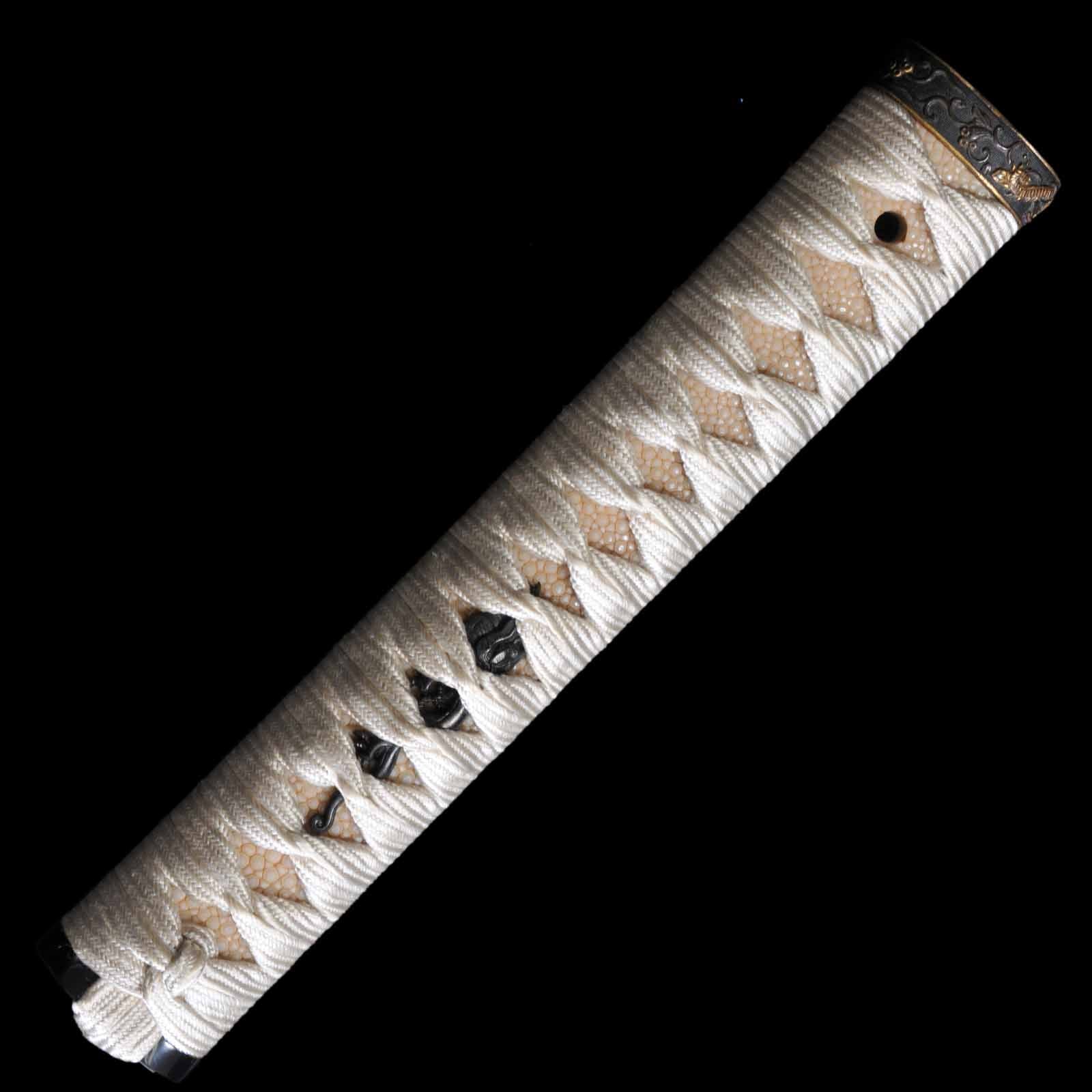 Katana - Shigetsugu - NBTHK Hozon Certificate - Uchigatana/Shirasaya Koshirae - Ubu Nakago - Shinto Era - Nagano 97878 - Image 23