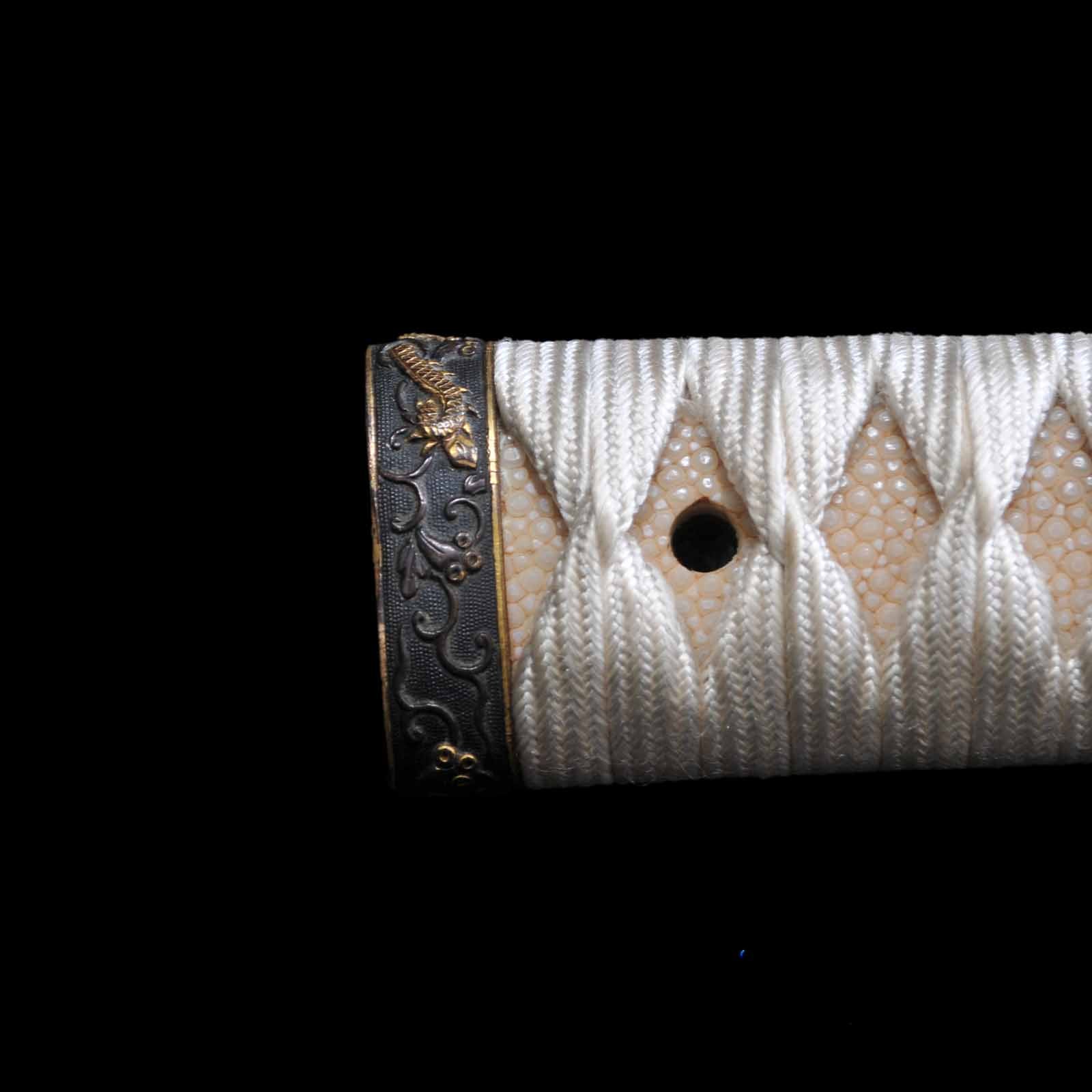 Katana - Shigetsugu - NBTHK Hozon Certificate - Uchigatana/Shirasaya Koshirae - Ubu Nakago - Shinto Era - Nagano 97878 - Image 24