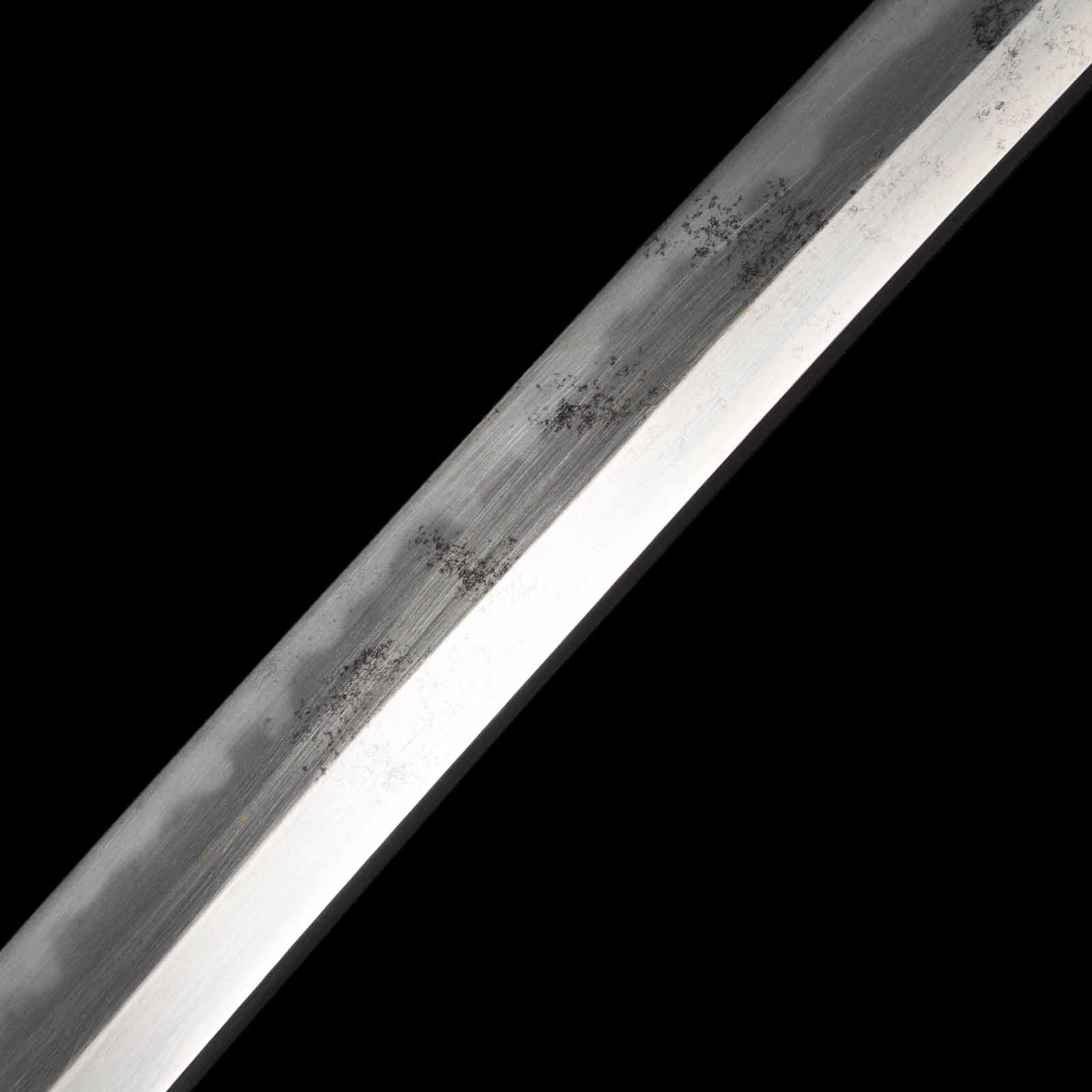 Katana - Terukane - Uchigatana Koshirae - Ubu Nakago - Shinto Era - Hokkaido 39470 - Image 6