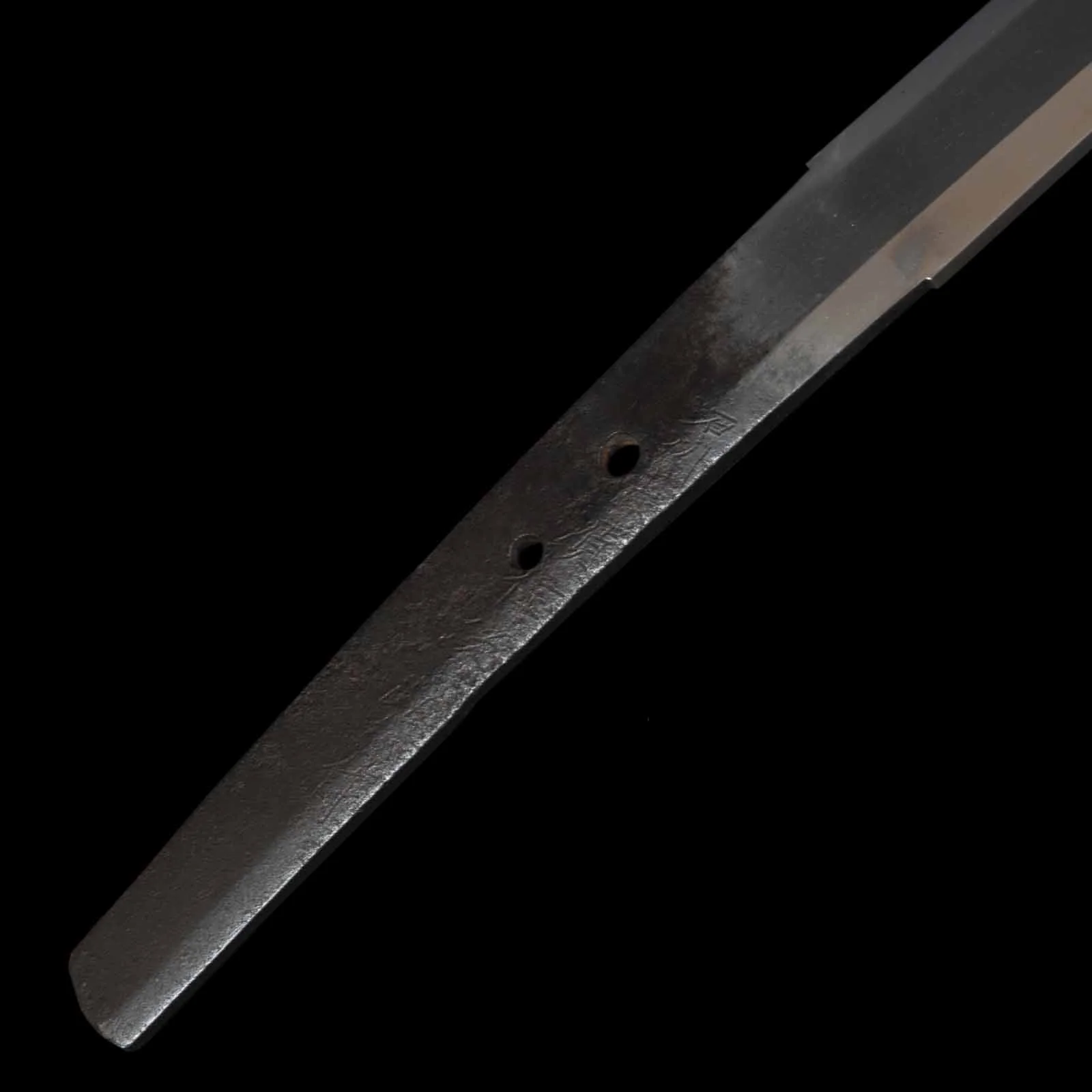 Katana - Tsuguhiro - NBTHK Tokubetsu Hozon Certificate - Uchigatana/Shirasaya Koshirae - Suriage Nakago - Koto Era - Image 10