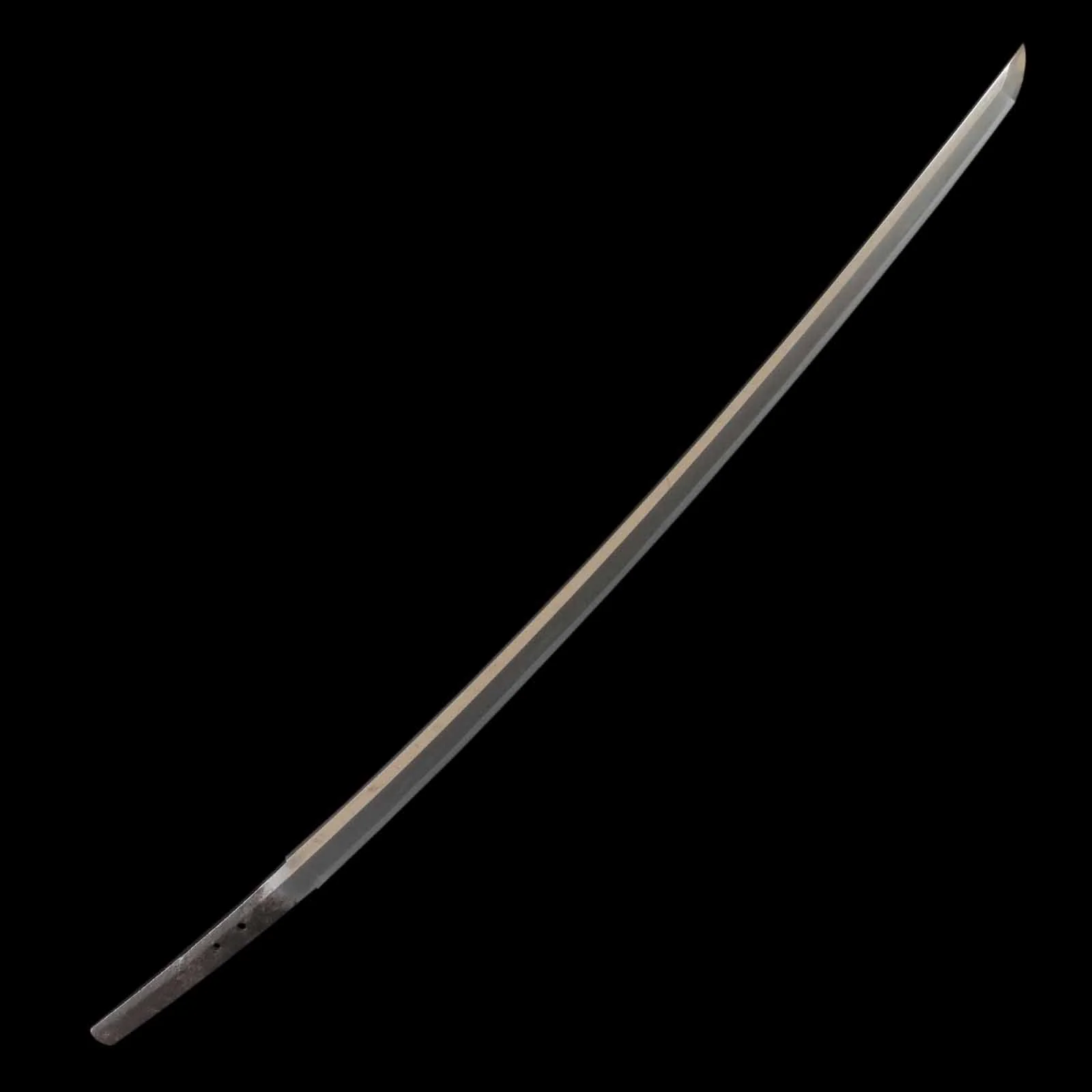 Katana - Tsuguhiro - NBTHK Tokubetsu Hozon Certificate - Uchigatana/Shirasaya Koshirae - Suriage Nakago - Koto Era - Image 11