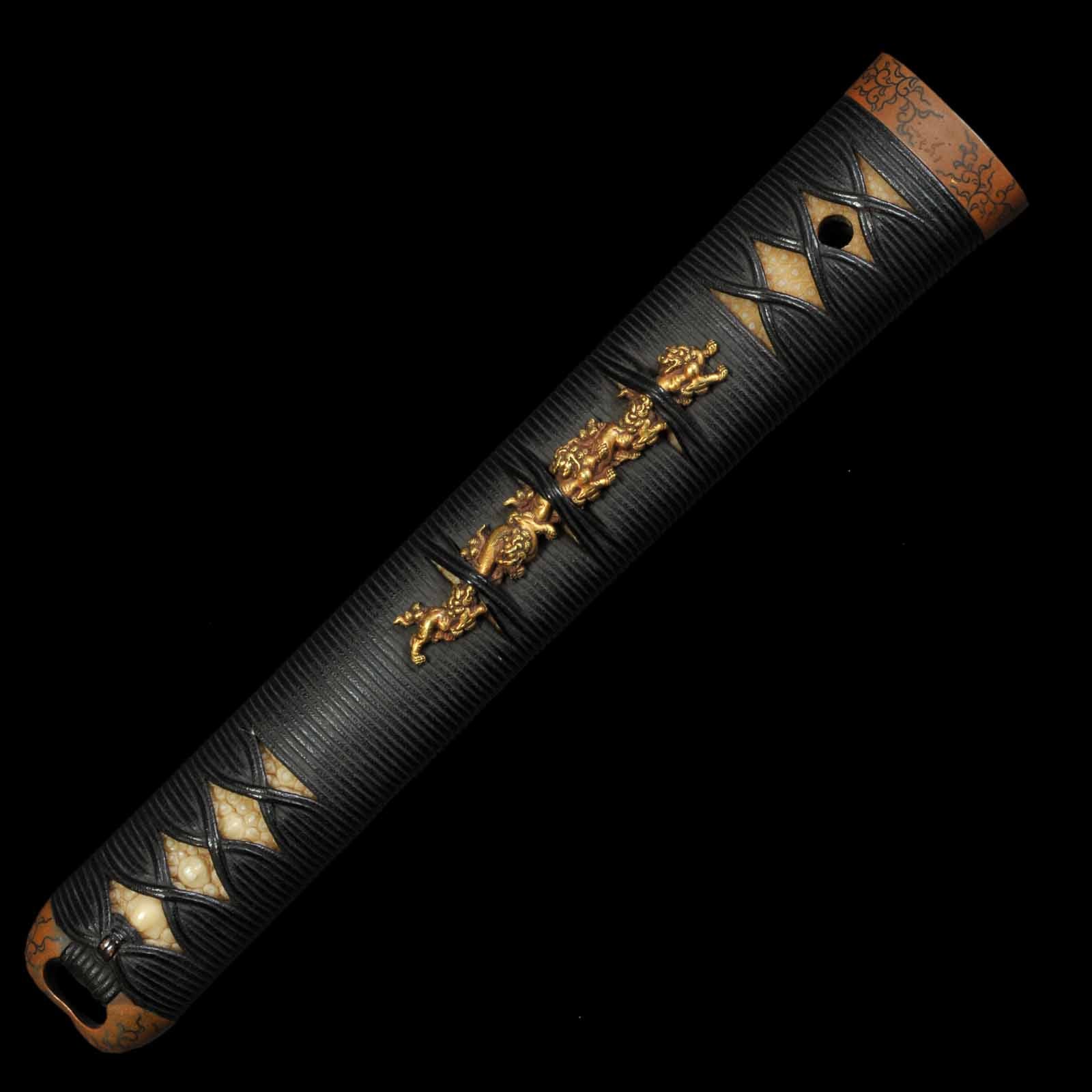 Katana - Tsuguhiro - NBTHK Tokubetsu Hozon Certificate - Uchigatana/Shirasaya Koshirae - Suriage Nakago - Koto Era - Image 23