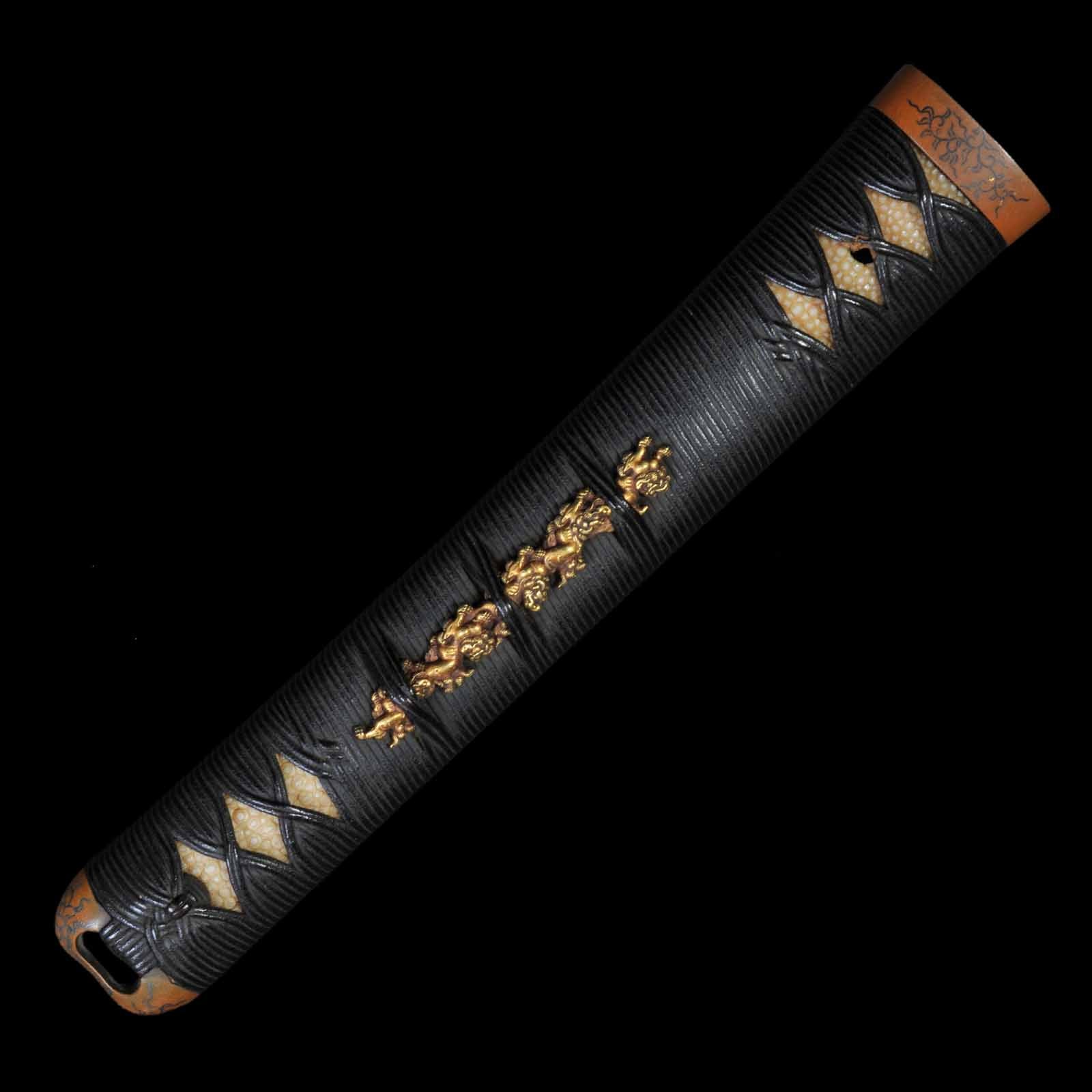 Katana - Tsuguhiro - NBTHK Tokubetsu Hozon Certificate - Uchigatana/Shirasaya Koshirae - Suriage Nakago - Koto Era - Image 27