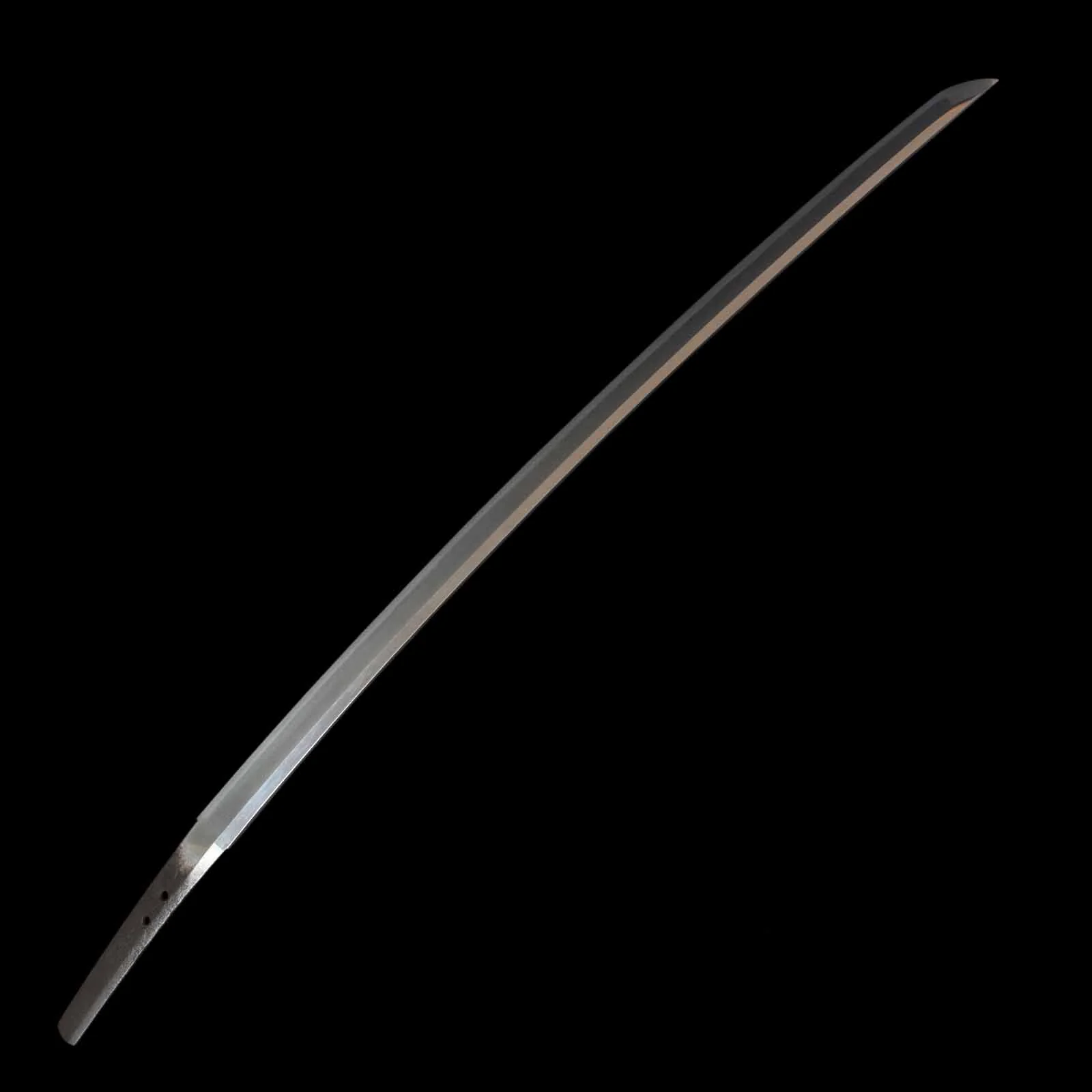 Katana - Tsuguhiro - NBTHK Tokubetsu Hozon Certificate - Uchigatana/Shirasaya Koshirae - Suriage Nakago - Koto Era - Image 3