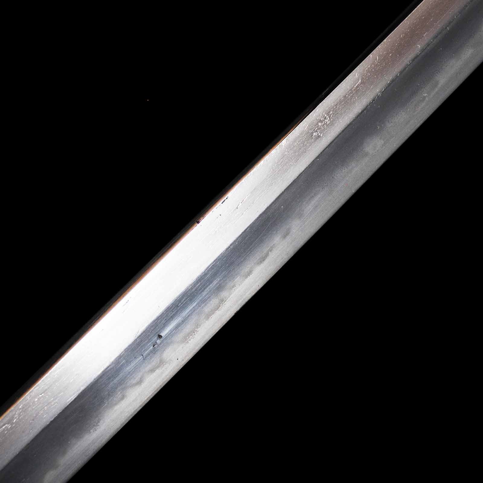 Katana - Tsuguhiro - NBTHK Hozon Certificate - Saidanmei Yamano Kaemon - Uchigatana Koshirae - Suriage Nakago - Shinto Era - Akita 17308 - Image 15