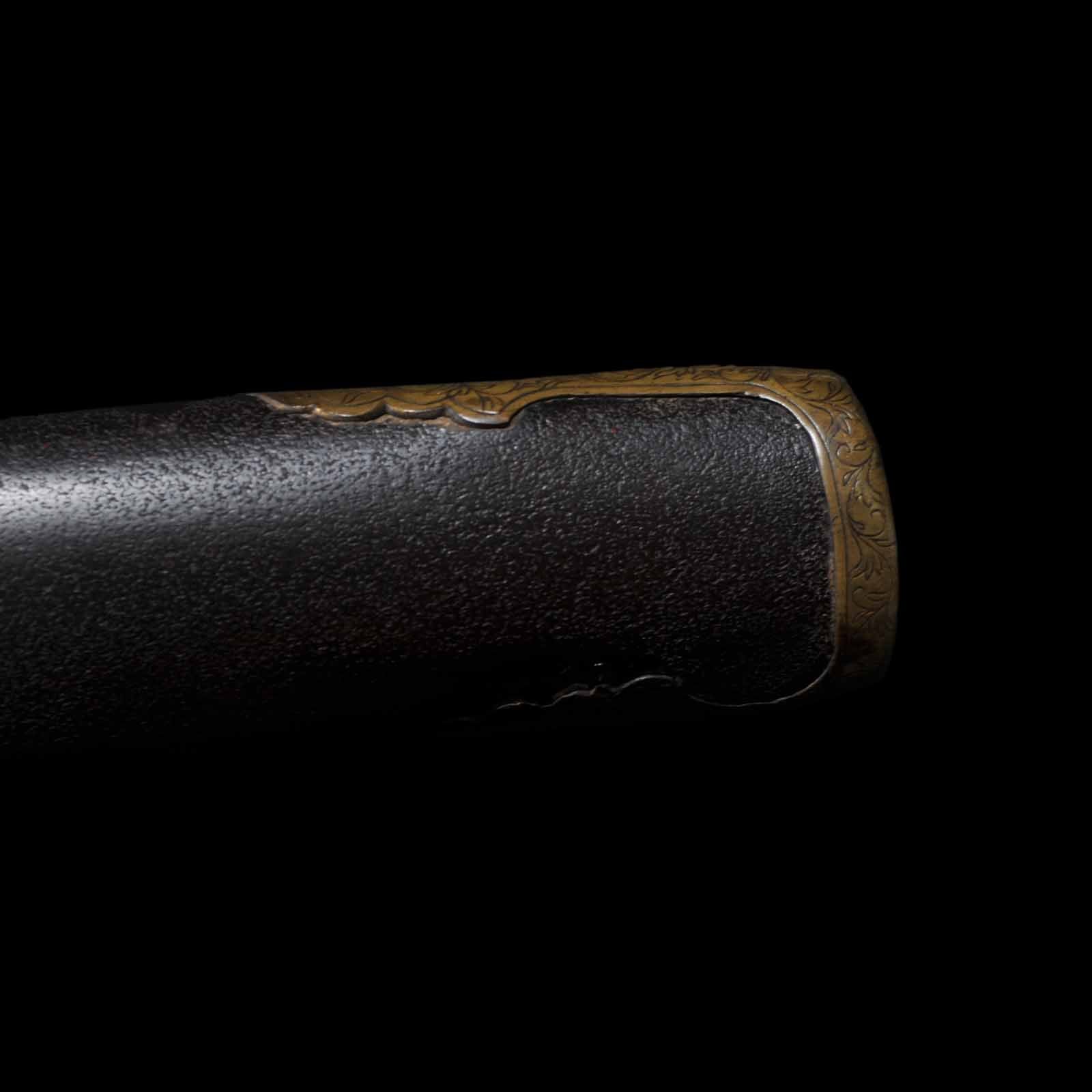 Katana - Tsuguhiro - NBTHK Hozon Certificate - Saidanmei Yamano Kaemon - Uchigatana Koshirae - Suriage Nakago - Shinto Era - Akita 17308 - Image 39