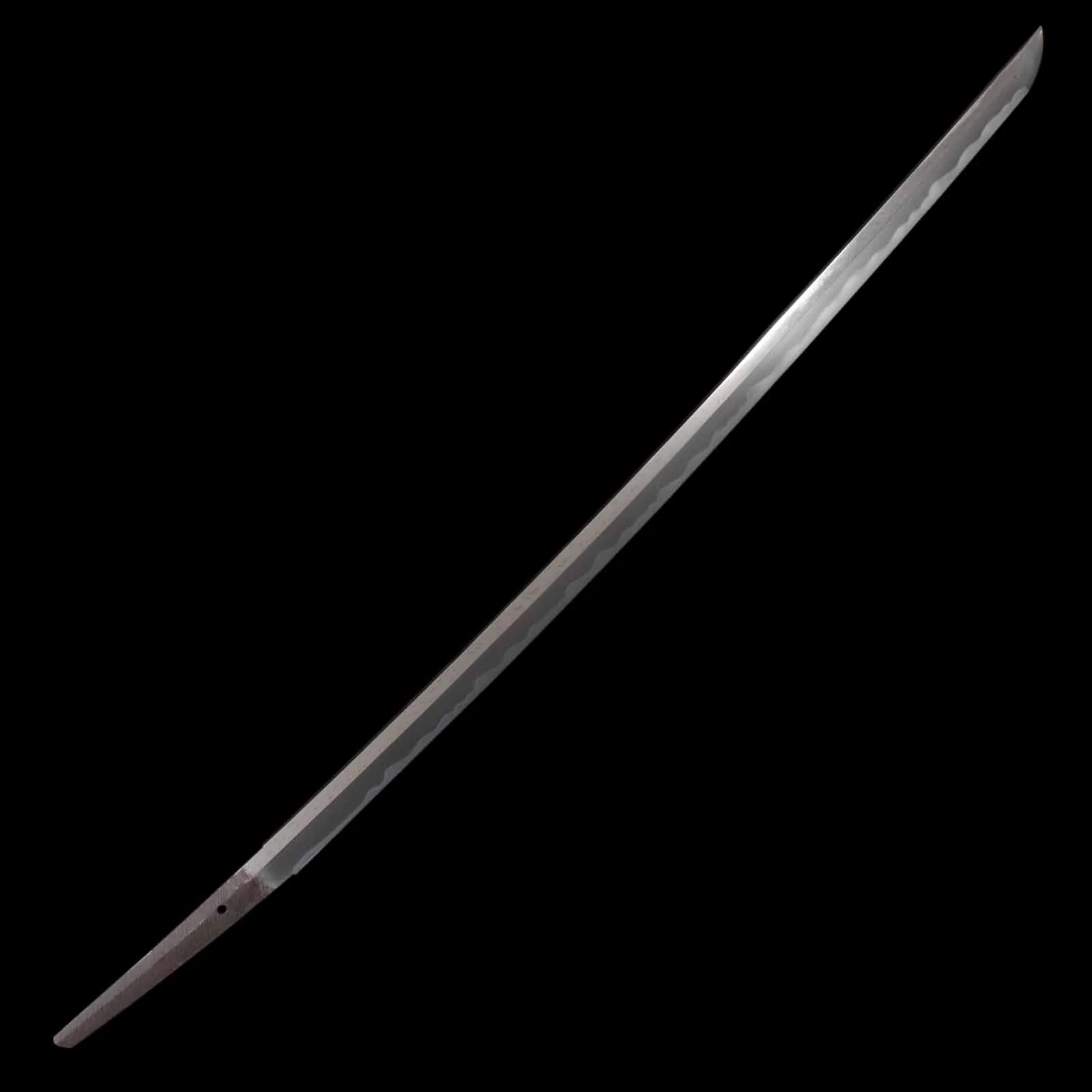 Katana - Ujifusa - Uchigatana/Shirasaya Koshirae - Ubu Nakago - Shinto Era - Aichi 15263 - Image 12