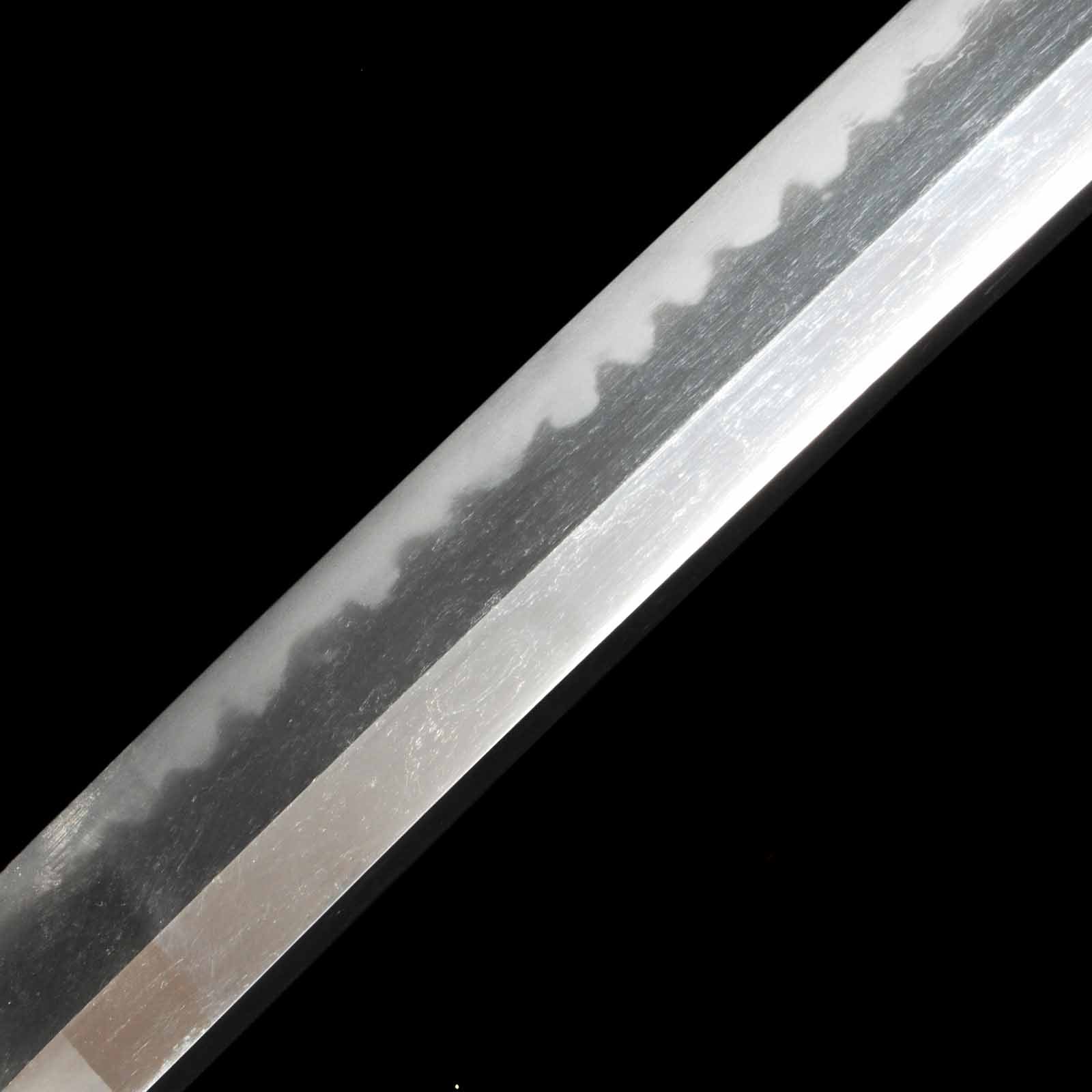 Katana/Wakizashi Daisho Set - Kaneyoshi - NBTHK Tokubetsu Hozon Certificate - Uchigatana/Shirasaya Koshirae - Ubu Nakago - Shinshinto Era - Osaka 74791/74792 - Image 10