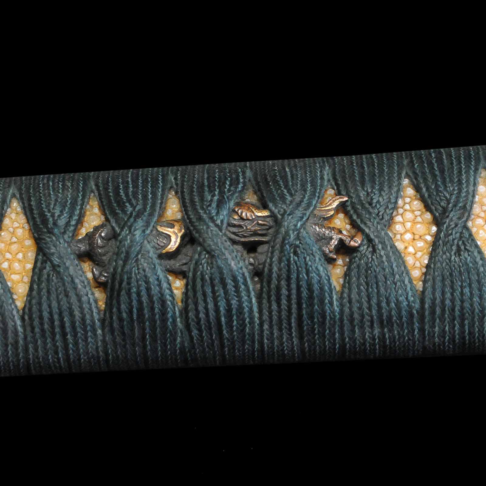 Katana/Wakizashi Daisho Set - Kaneyoshi - NBTHK Tokubetsu Hozon Certificate - Uchigatana/Shirasaya Koshirae - Ubu Nakago - Shinshinto Era - Osaka 74791/74792 - Image 22