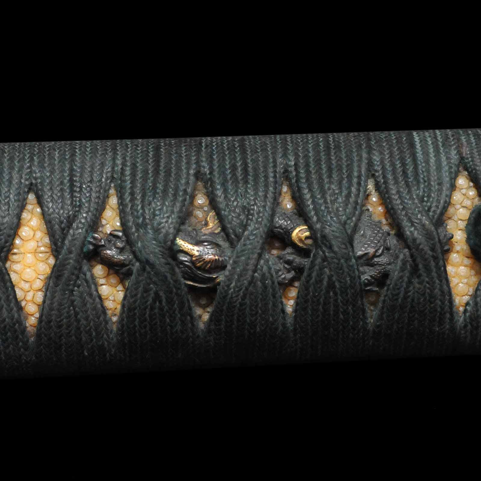 Katana/Wakizashi Daisho Set - Kaneyoshi - NBTHK Tokubetsu Hozon Certificate - Uchigatana/Shirasaya Koshirae - Ubu Nakago - Shinshinto Era - Osaka 74791/74792 - Image 71