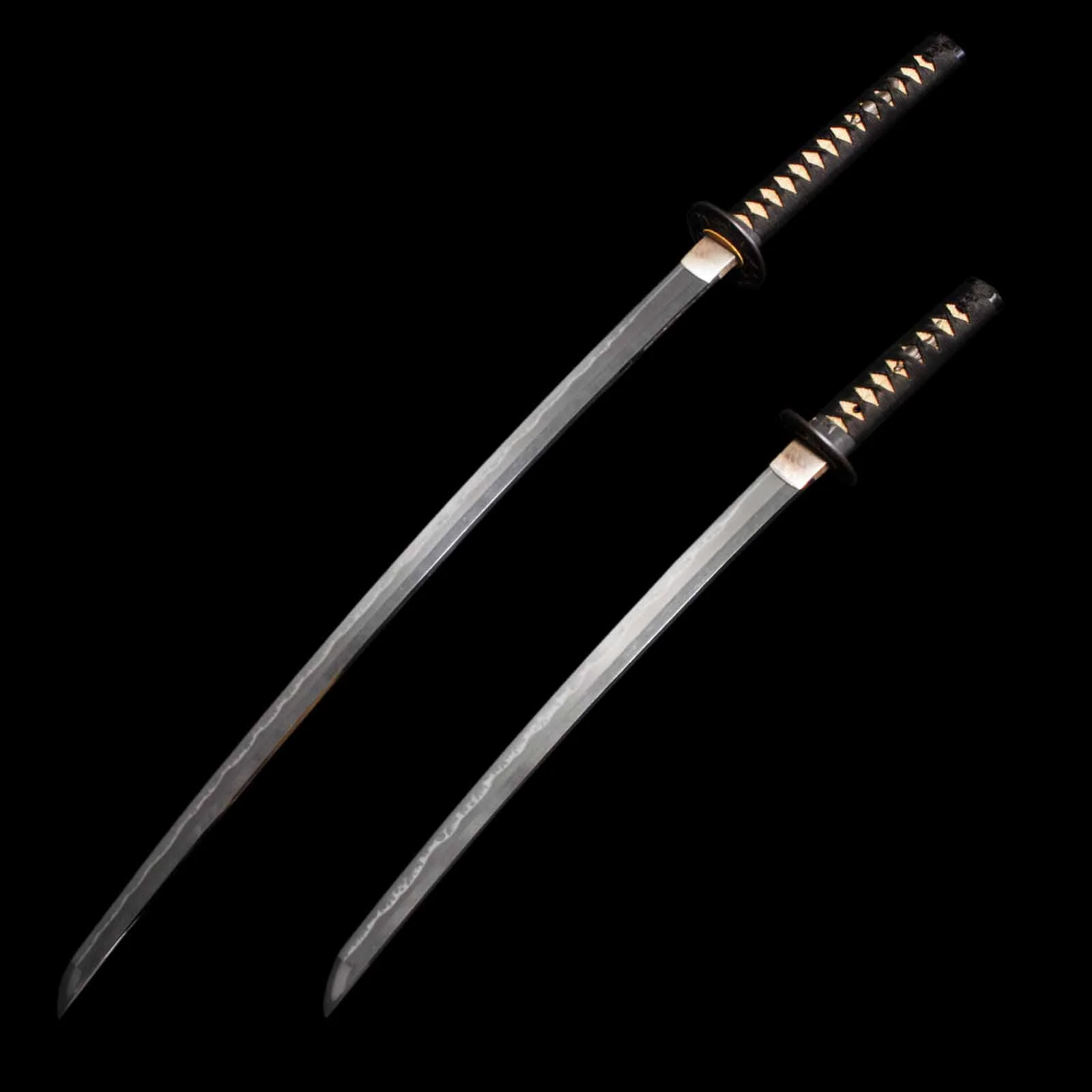 Katana/Wakizashi Daisho Set - Toshizane - NBTHK Tokubetsu Hozon Certificate - Uchigatana/Shirasaya Koshirae - Ubu Nakago - Shinshinto Era - Nagano 90508/90509 - Image 2