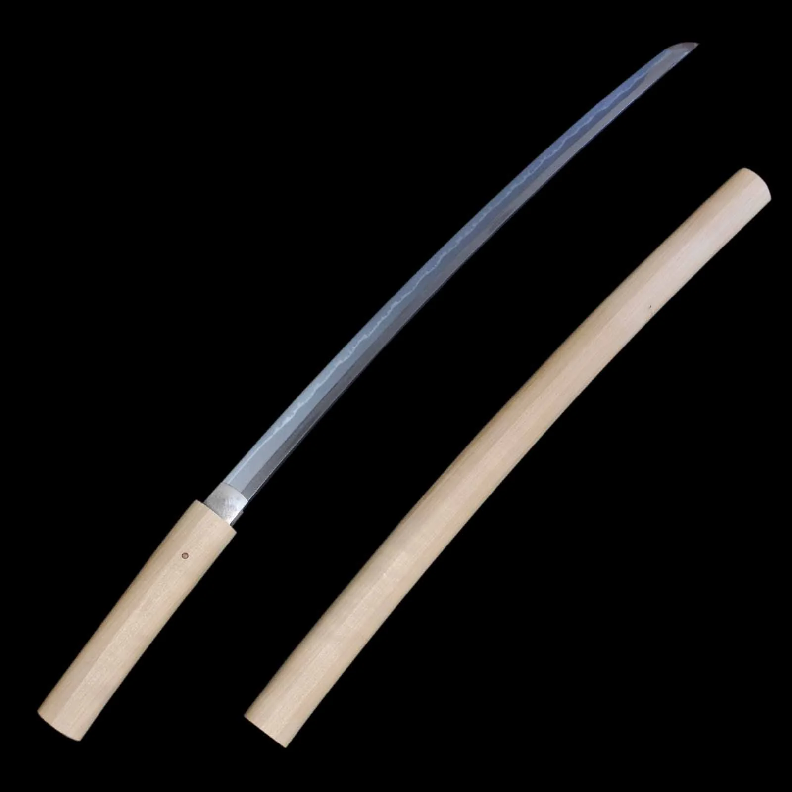 Katana/Wakizashi Daisho Set - Toshizane - NBTHK Tokubetsu Hozon Certificate - Uchigatana/Shirasaya Koshirae - Ubu Nakago - Shinshinto Era - Nagano 90508/90509 - Image 5