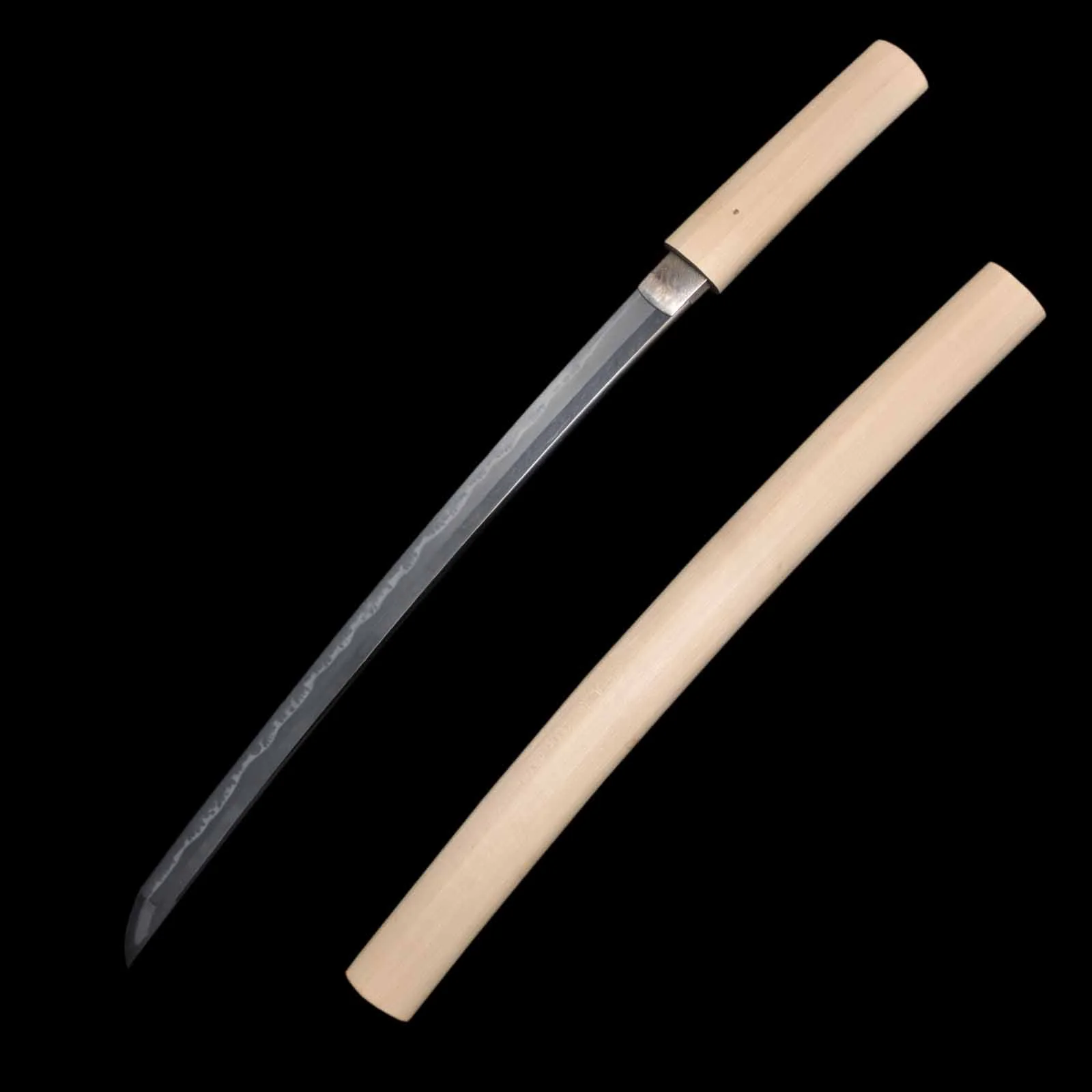 Katana/Wakizashi Daisho Set - Toshizane - NBTHK Tokubetsu Hozon Certificate - Uchigatana/Shirasaya Koshirae - Ubu Nakago - Shinshinto Era - Nagano 90508/90509 - Image 8