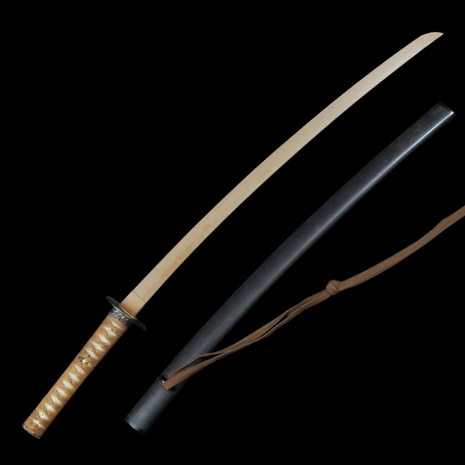 Katana/Wakizashi Daisho Set - Masahisa(Katana)/Mumei(Wakizashi) - NBTHK Certificate - Uchigatana/Shirasaya Koshirae - Ubu Nakago - Koto Era - Image 20