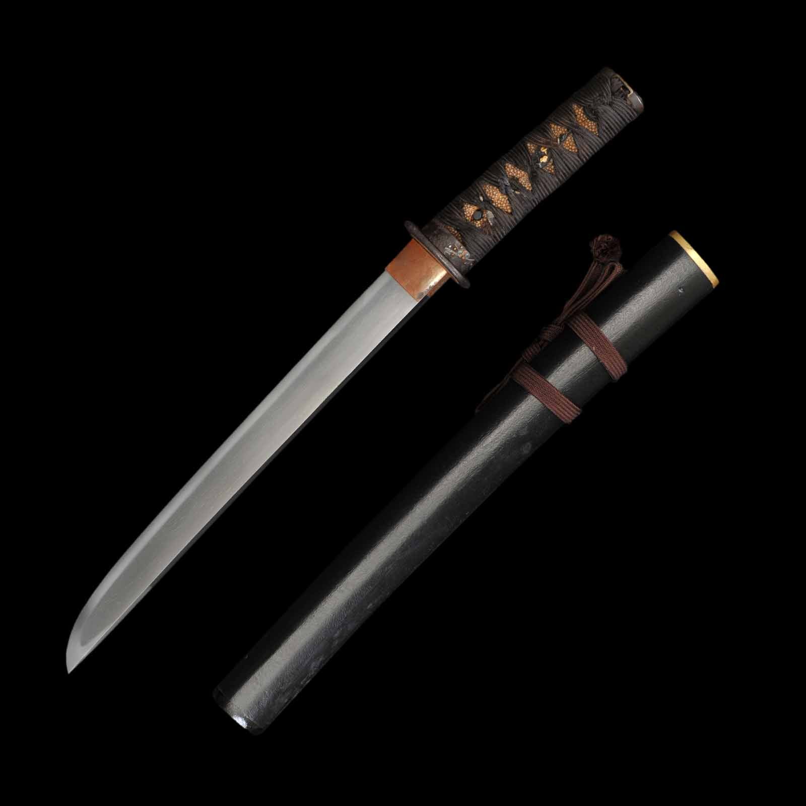 O-Tanto - Mumei(No Signature) - Tanto Koshirae - Ubu Nakago - Shinto Era - Chiba 039435 - Image 2