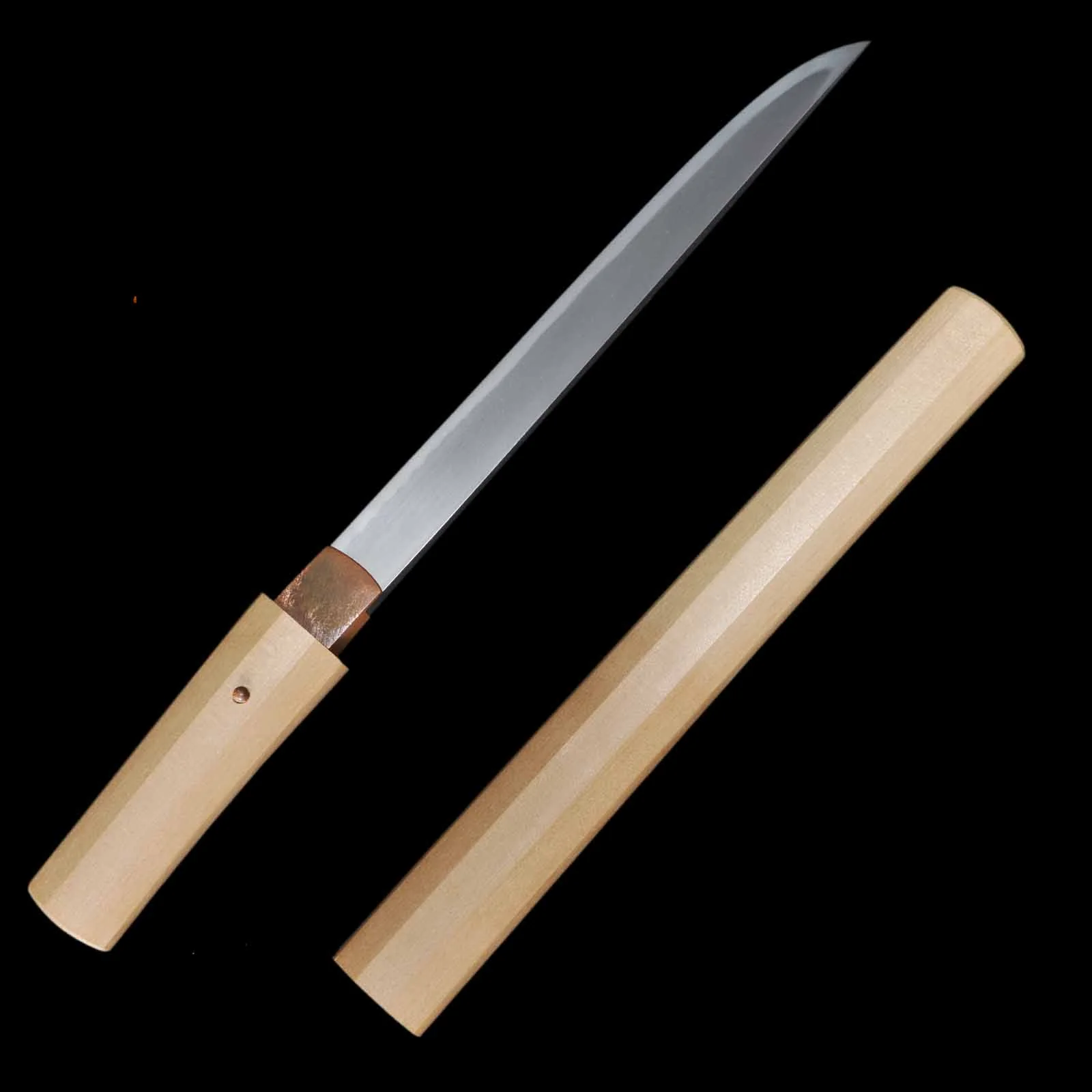 Tanto - Kanehiro - NBTHK Hozon Certificate - Tanto/Shirasaya Koshirae - Ubu Nakago - Gendai Era - Akita 20732 - Image 3